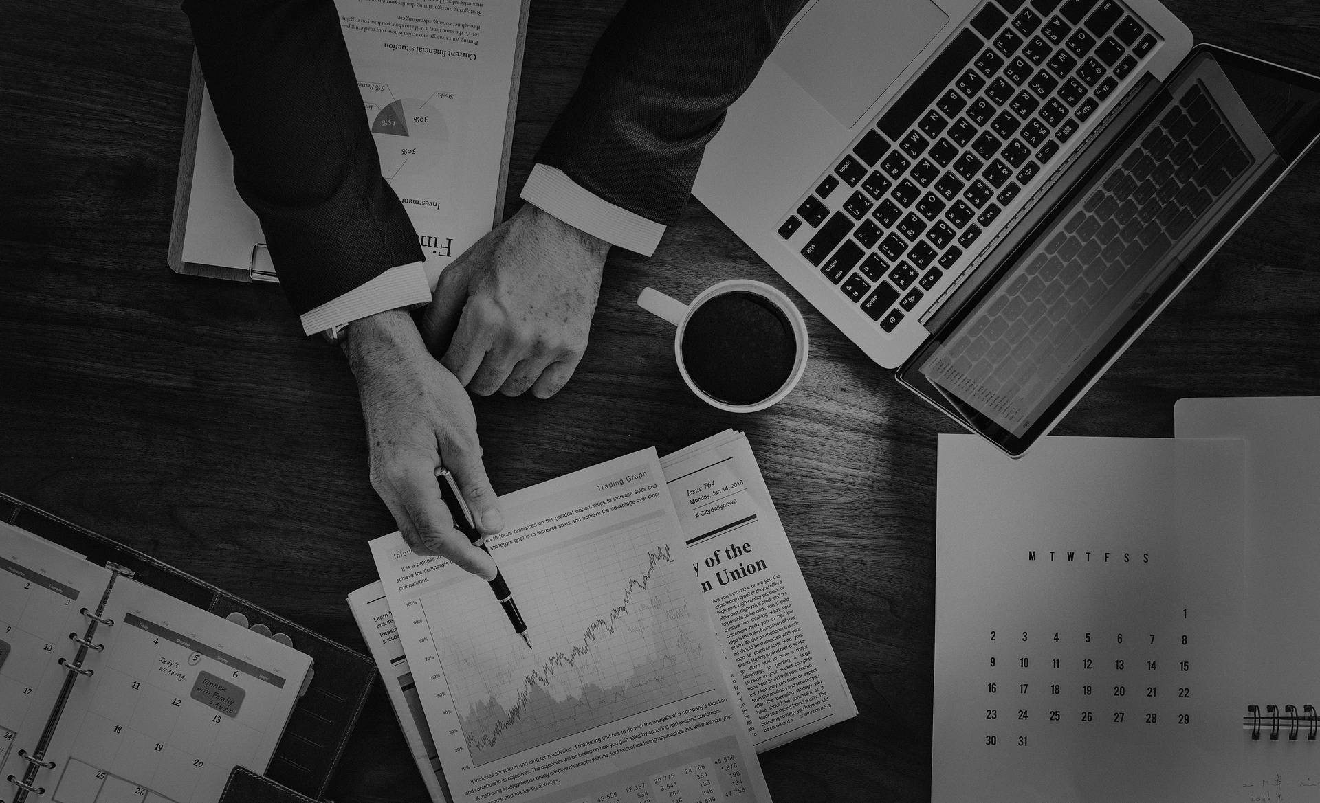 Download Black&White Business Wallpaper