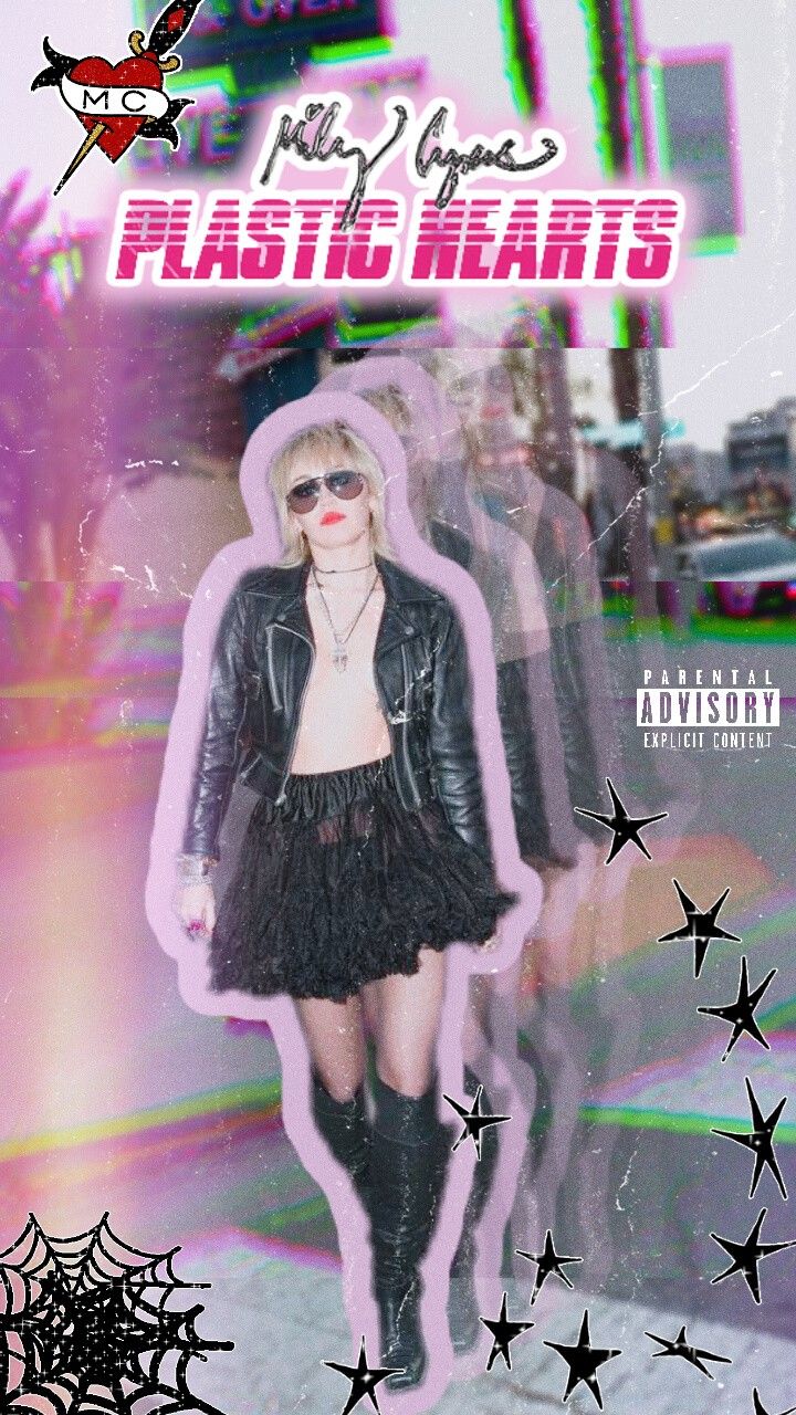 Miley Cyrus Hearts Wallpaper