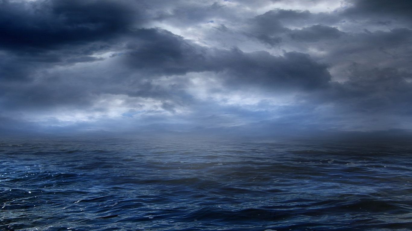 Storm At Sea Wallpaper Theme