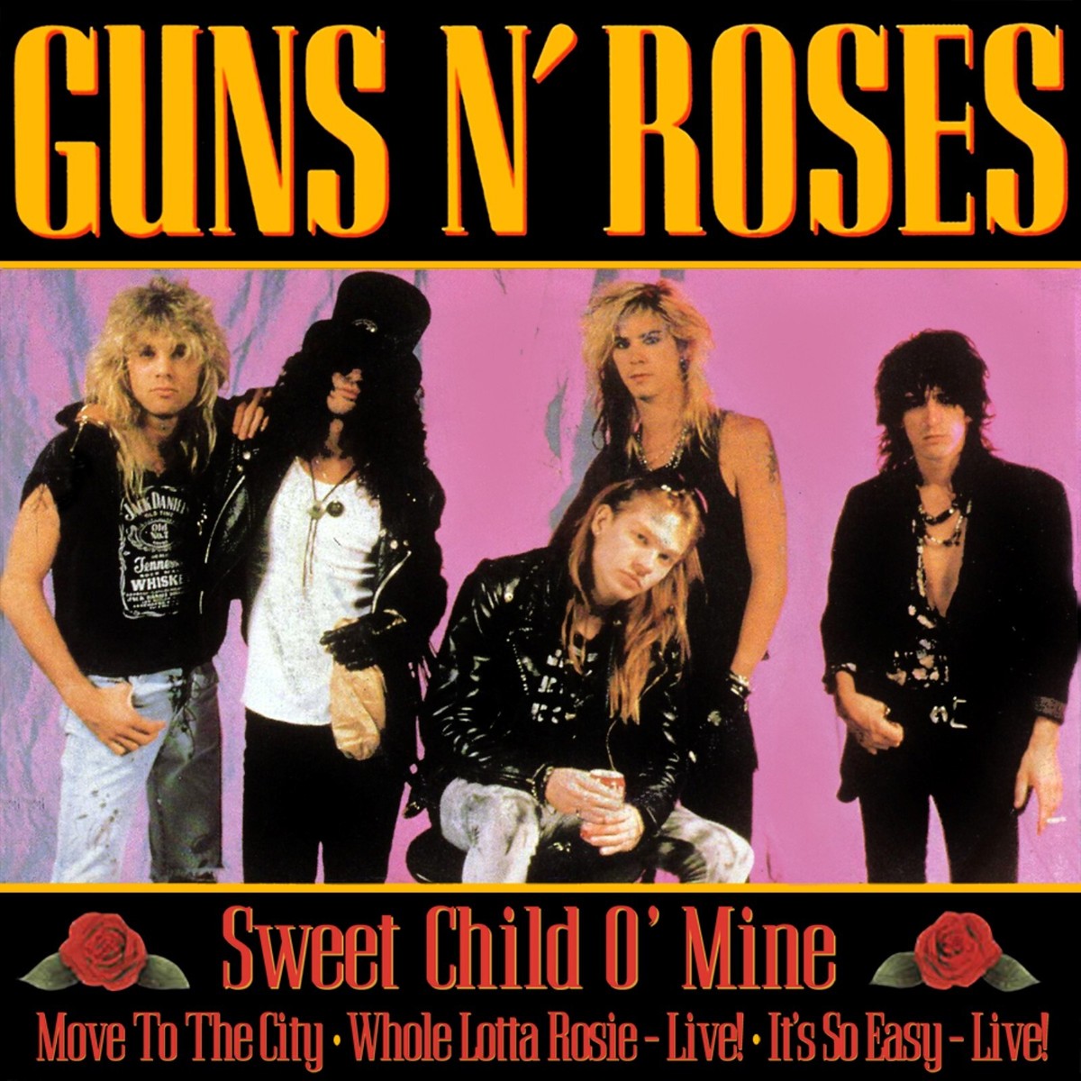 GUNS N ROSES Sweet Child O' Mine BANNER HUGE 4X4 Ft Fabric Poster Tapestry Flag