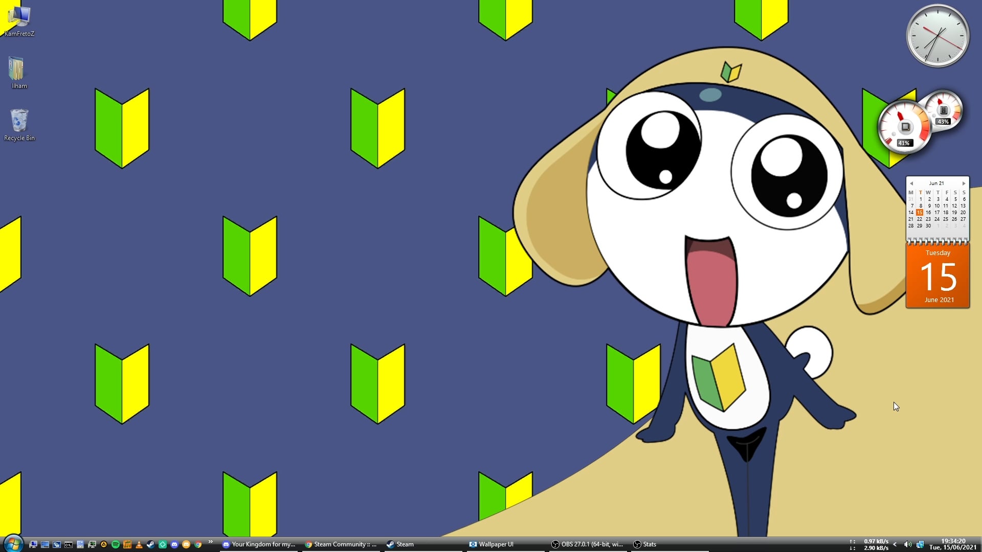 It's time for part 2 of Sgt. Frog Wallpaper Engine: Tamama!