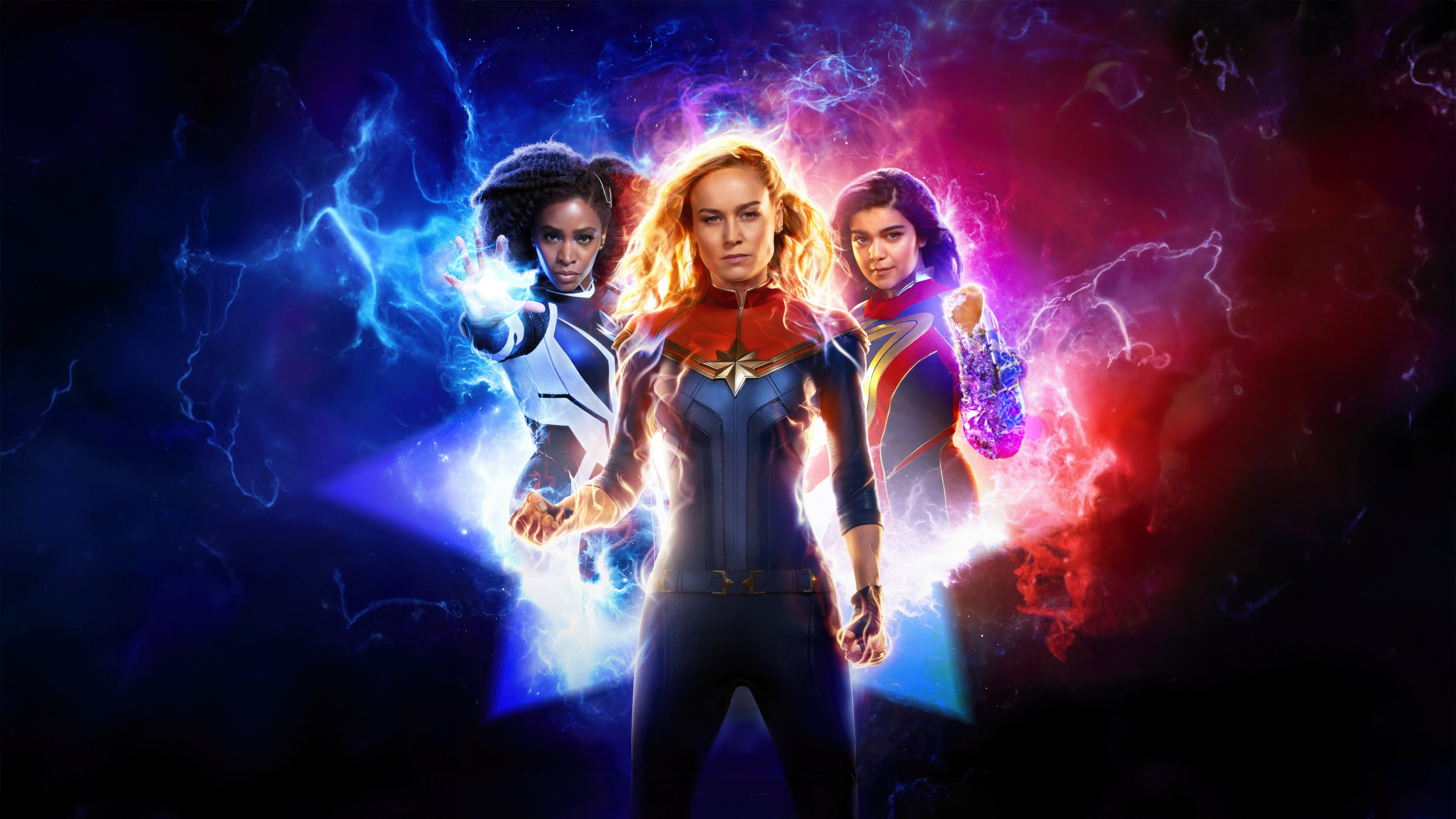 The Marvels Wallpaper 4K, Superheroes, Captain Marvel
