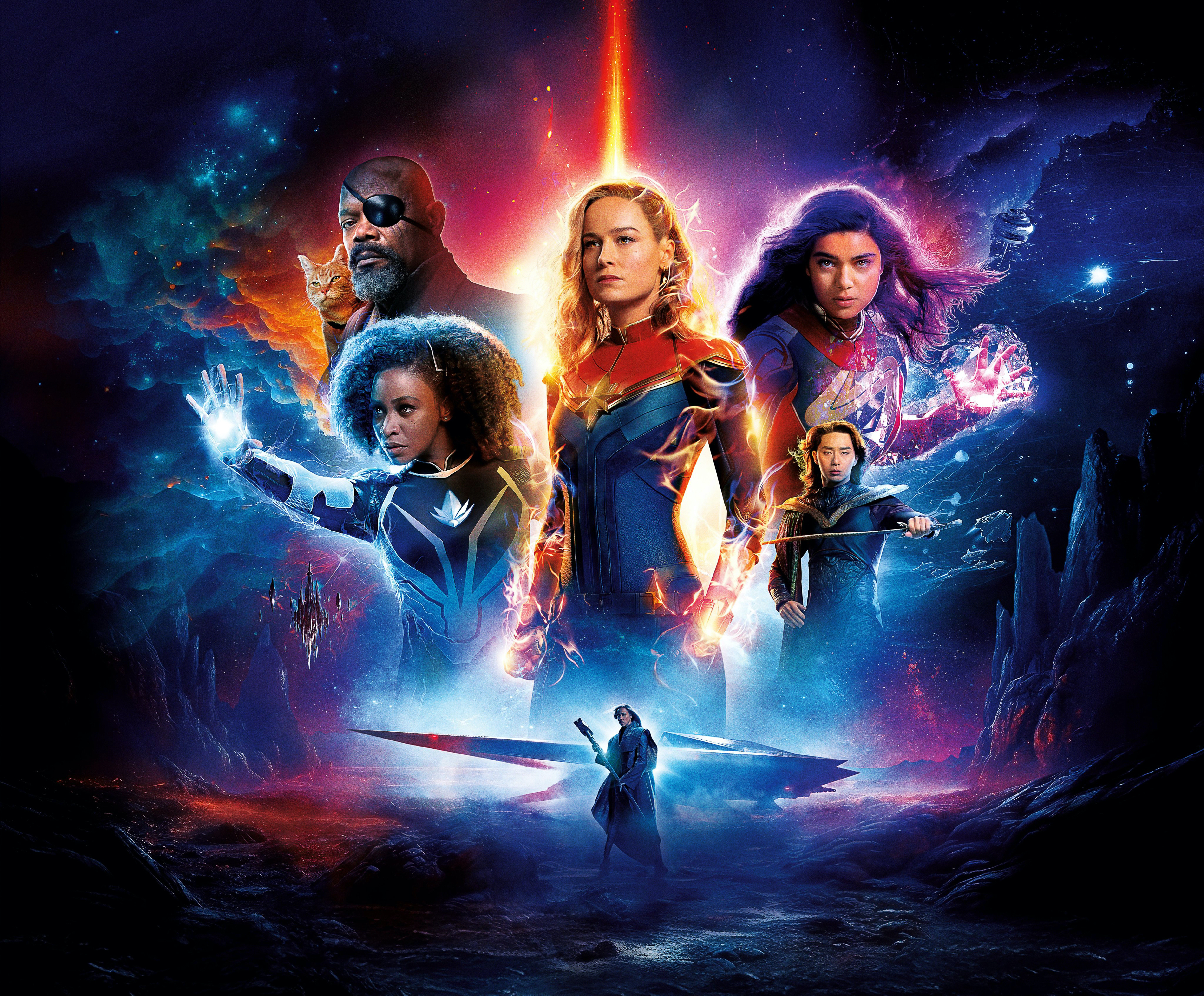 Download Movie The Marvels 4k Ultra HD Wallpaper