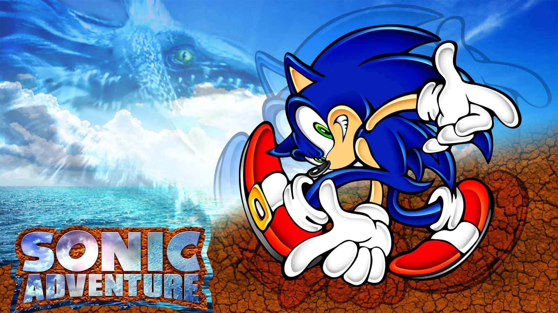 Download Sonic the Hedgehog in Sonic Adventure HD Wallpaper