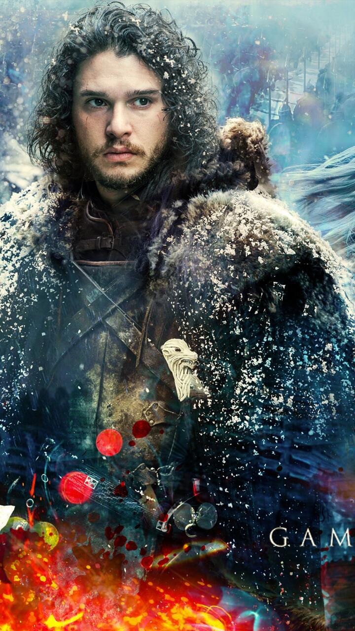 Wallpaper Jon Snow winter is coming tv series wallpaper game of thrones season 7 movies 720x1280 HD from vozuru image and screensavers