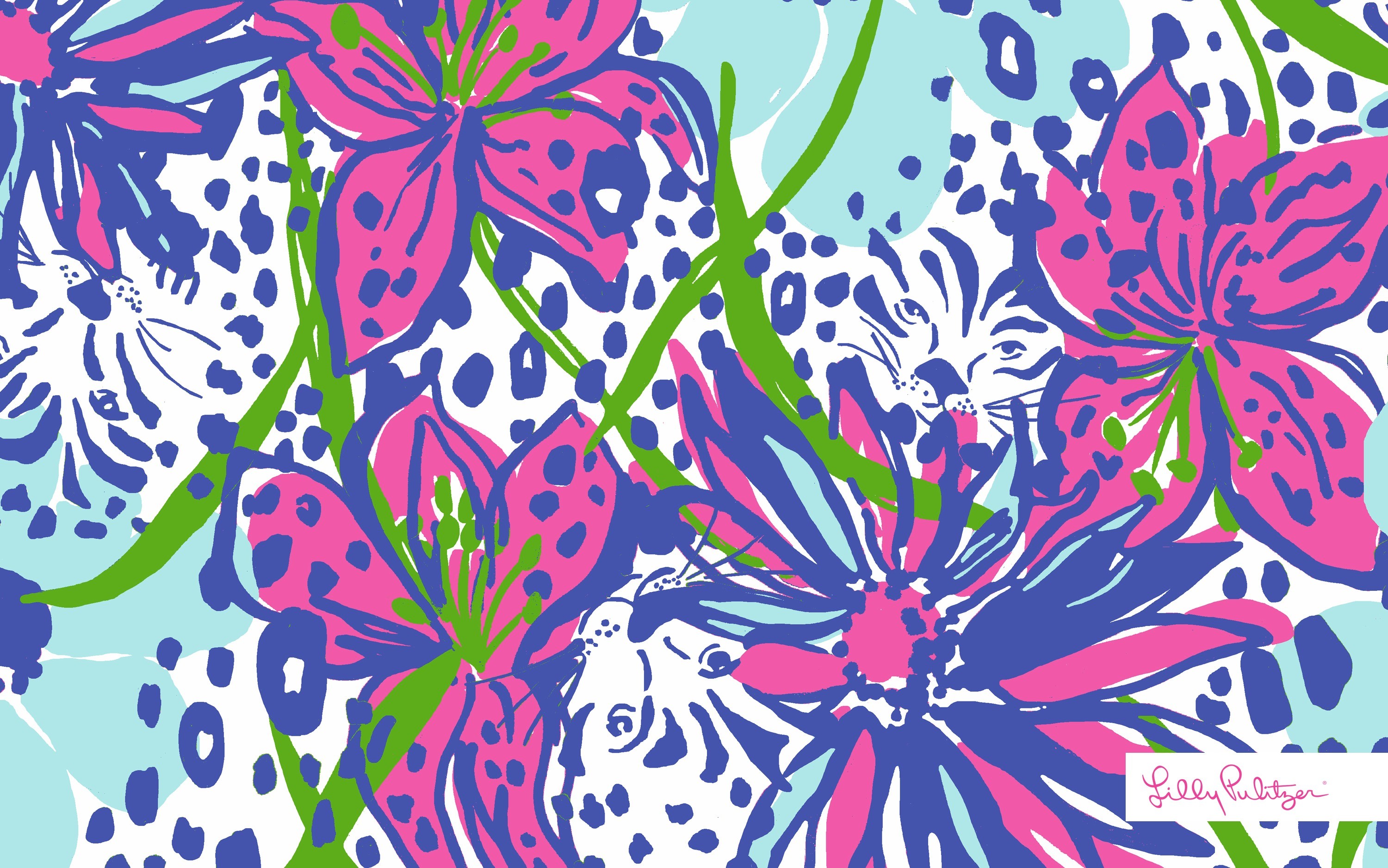 Lilly Pulitzer Pink Desktop Wallpaper