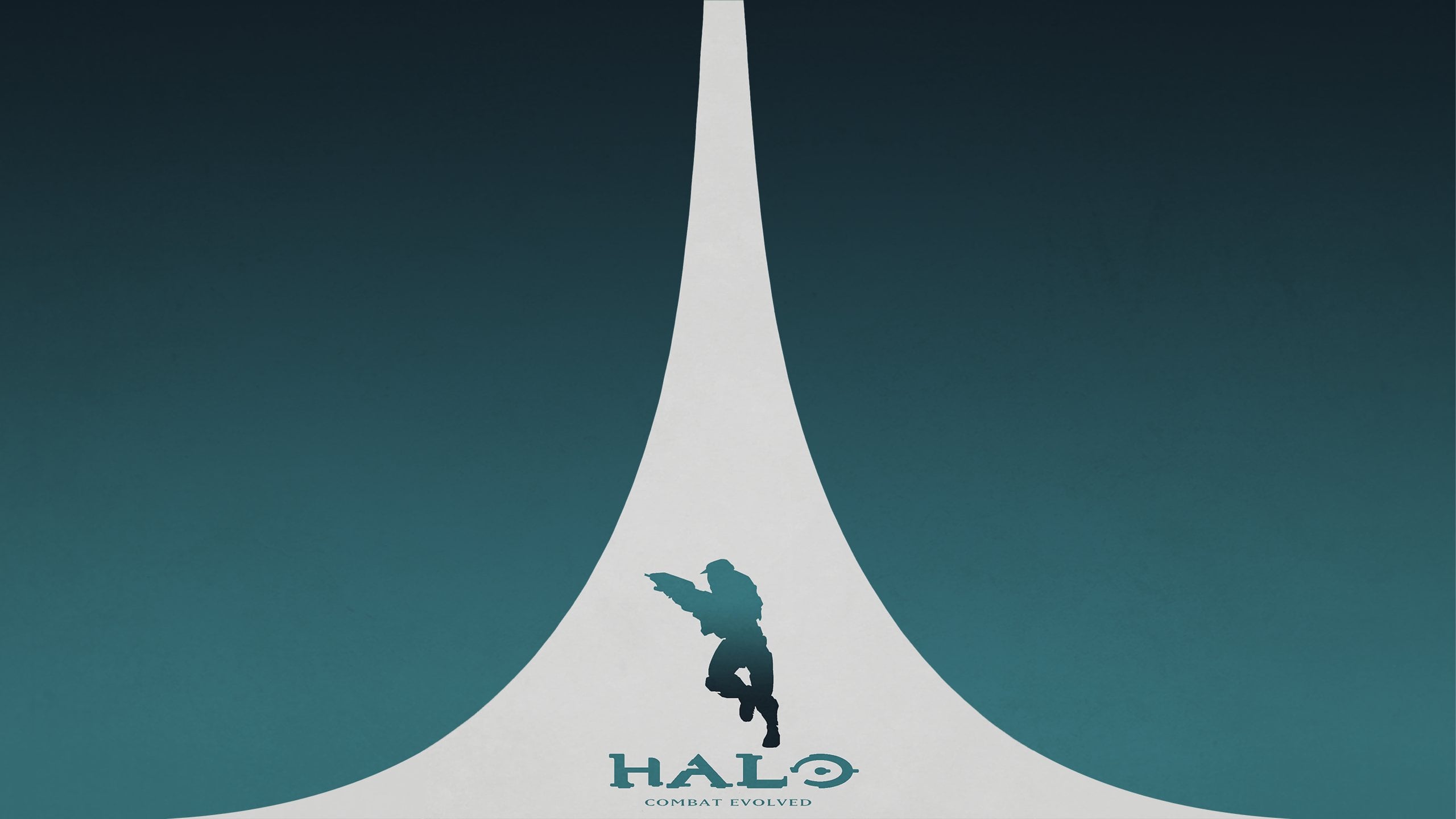 Minimalist Halo Wallpaper [2560x1440] [Original Posters By U Noble 6 From R Halo]