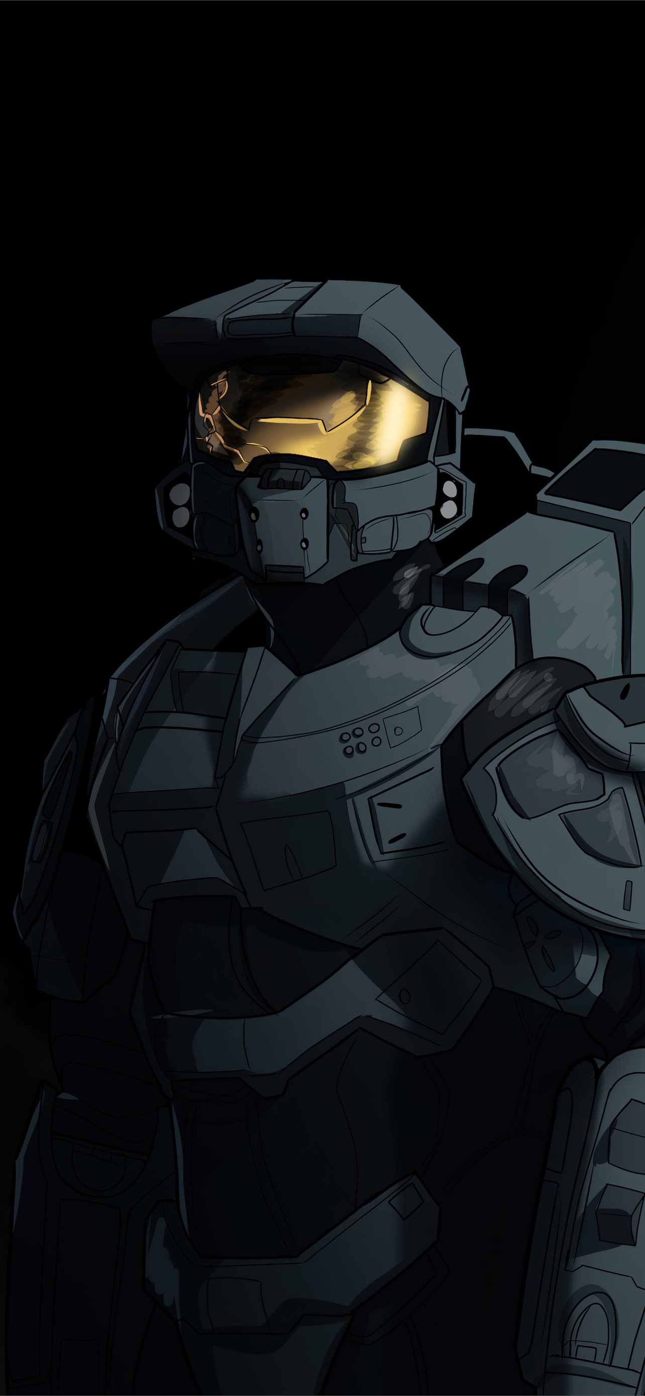 halo 5 hope minimal 5k iPhone Wallpaper Free Download