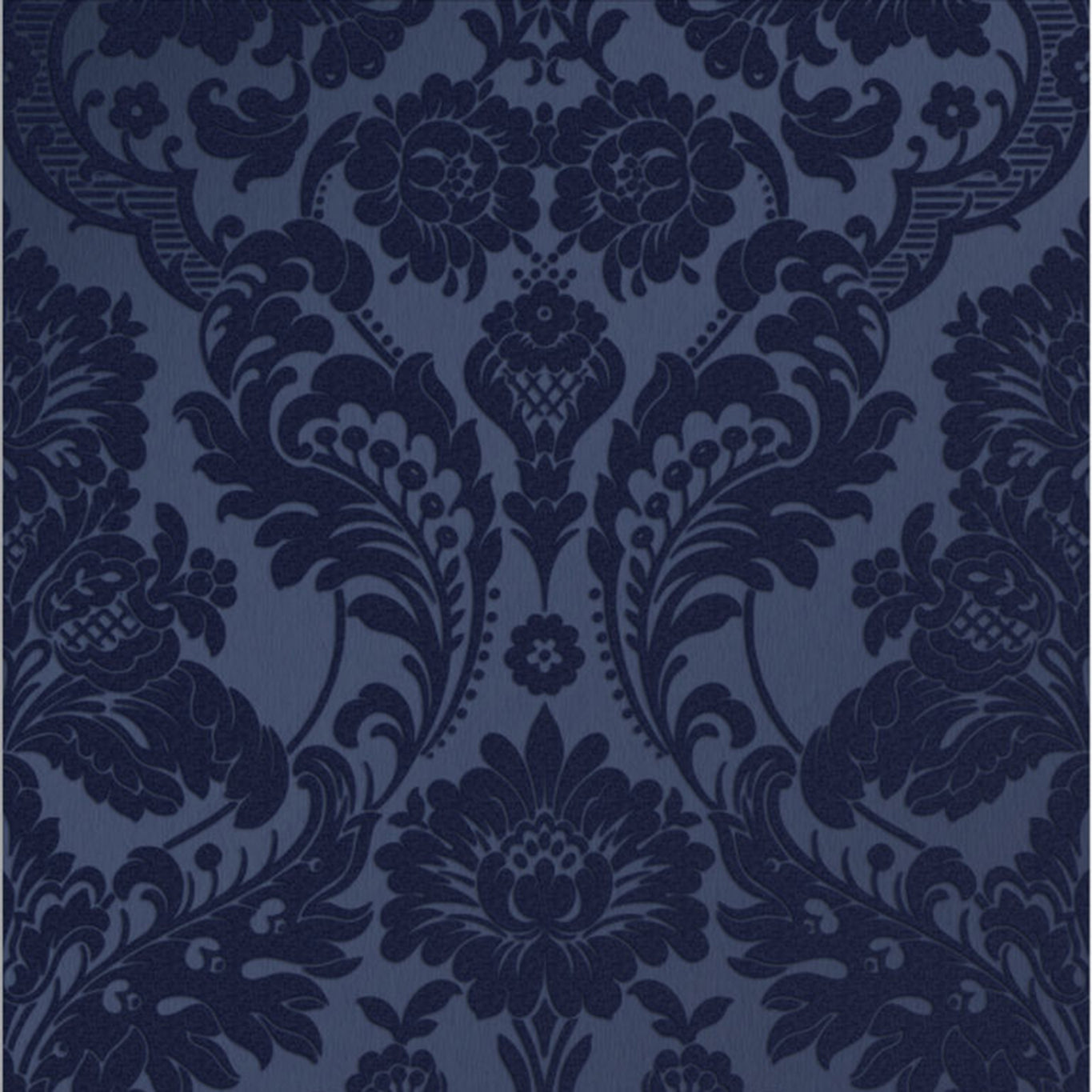 Gothic Damask Plum Wallpaper