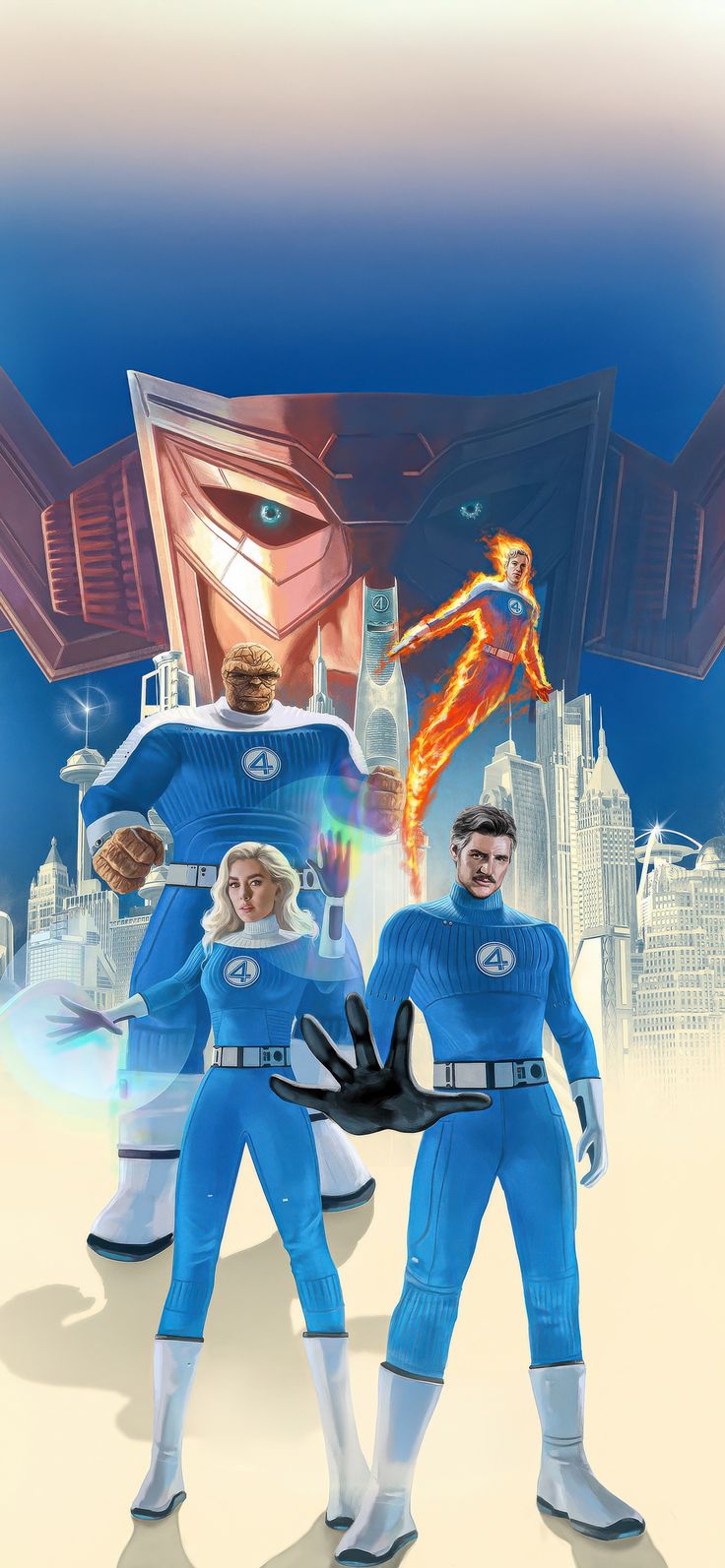 The Fantastic Four First Steps Unleashed iPhone XS, iPhone 10, iPhone X , HD 4k Wallpaper, Image, Background, Photos and Picture