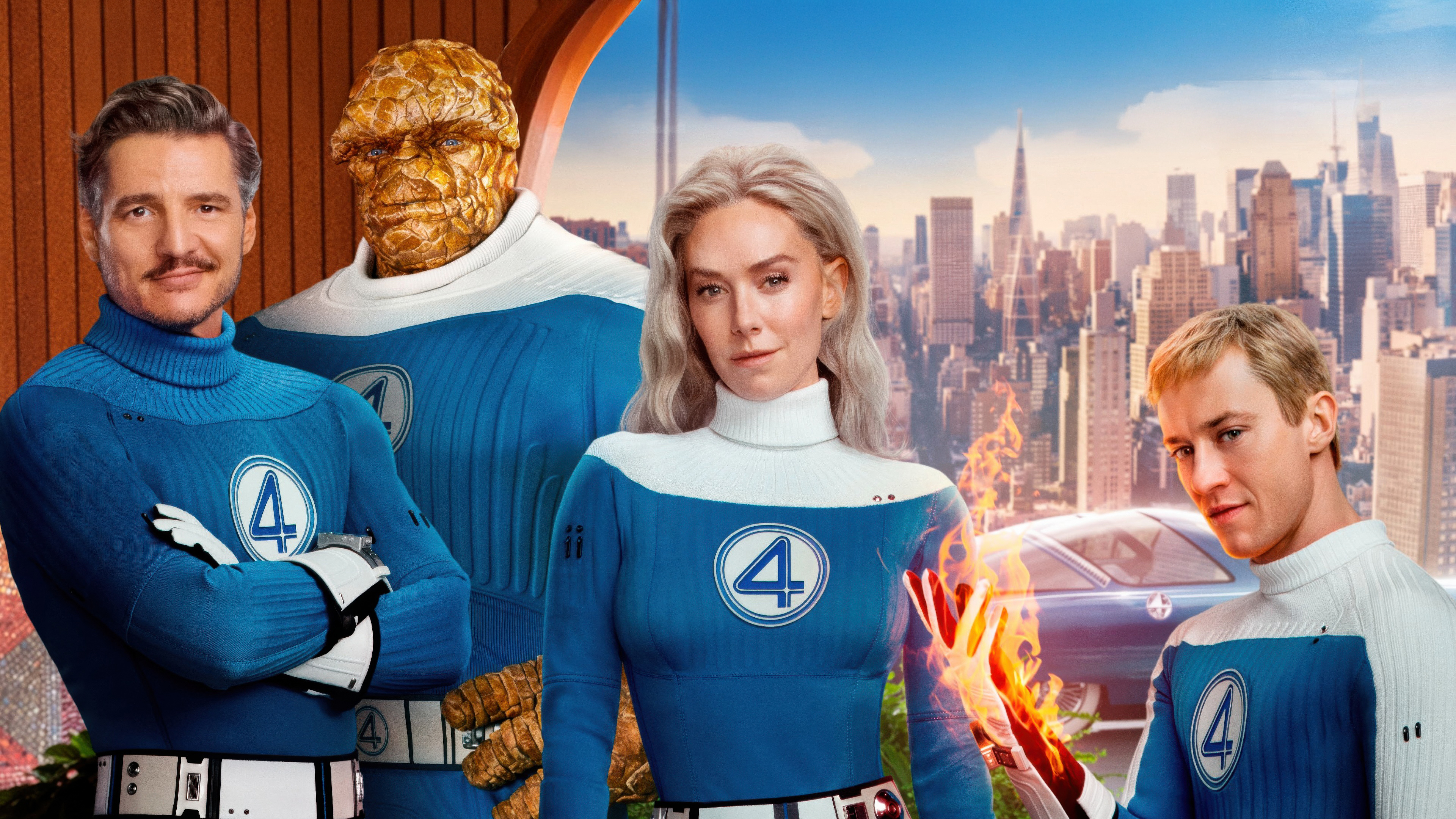 The Fantastic Four: First Steps Wallpaper 4K, Poster, 2025 Movies