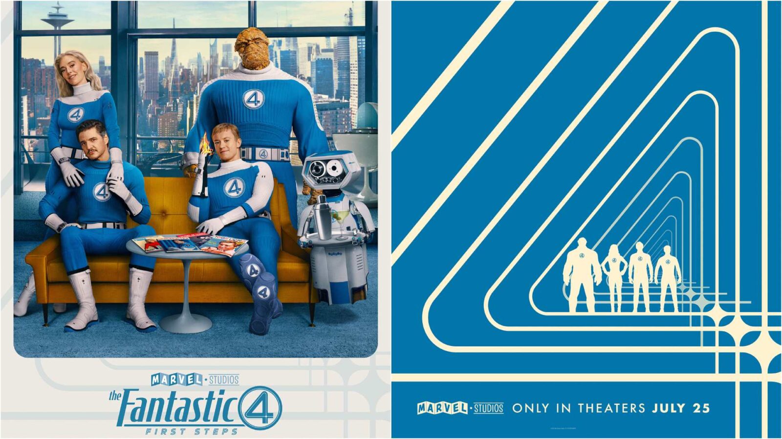 Marvel's 'First Family in Action' The Fantastic Four: First Steps New and Poster Released Land News