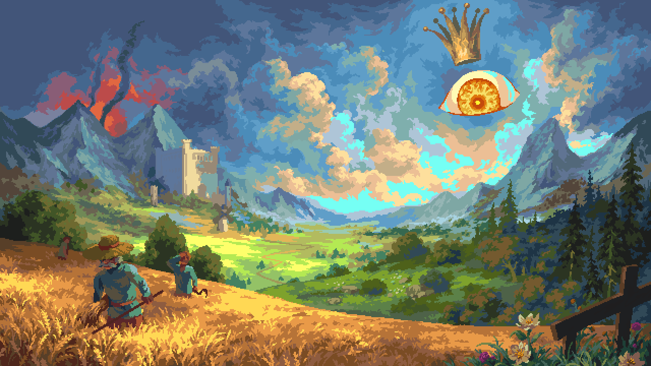 Lanius The King is Watching #pixelart