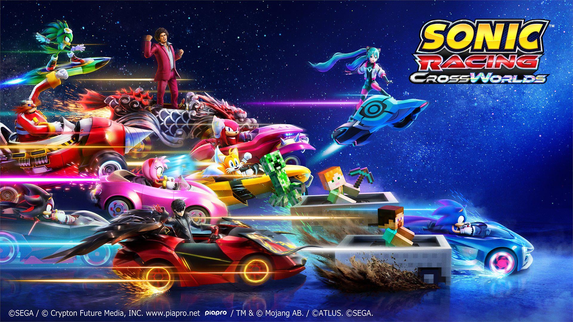 New art for Sonic Racing: CrossWorlds has been revealed