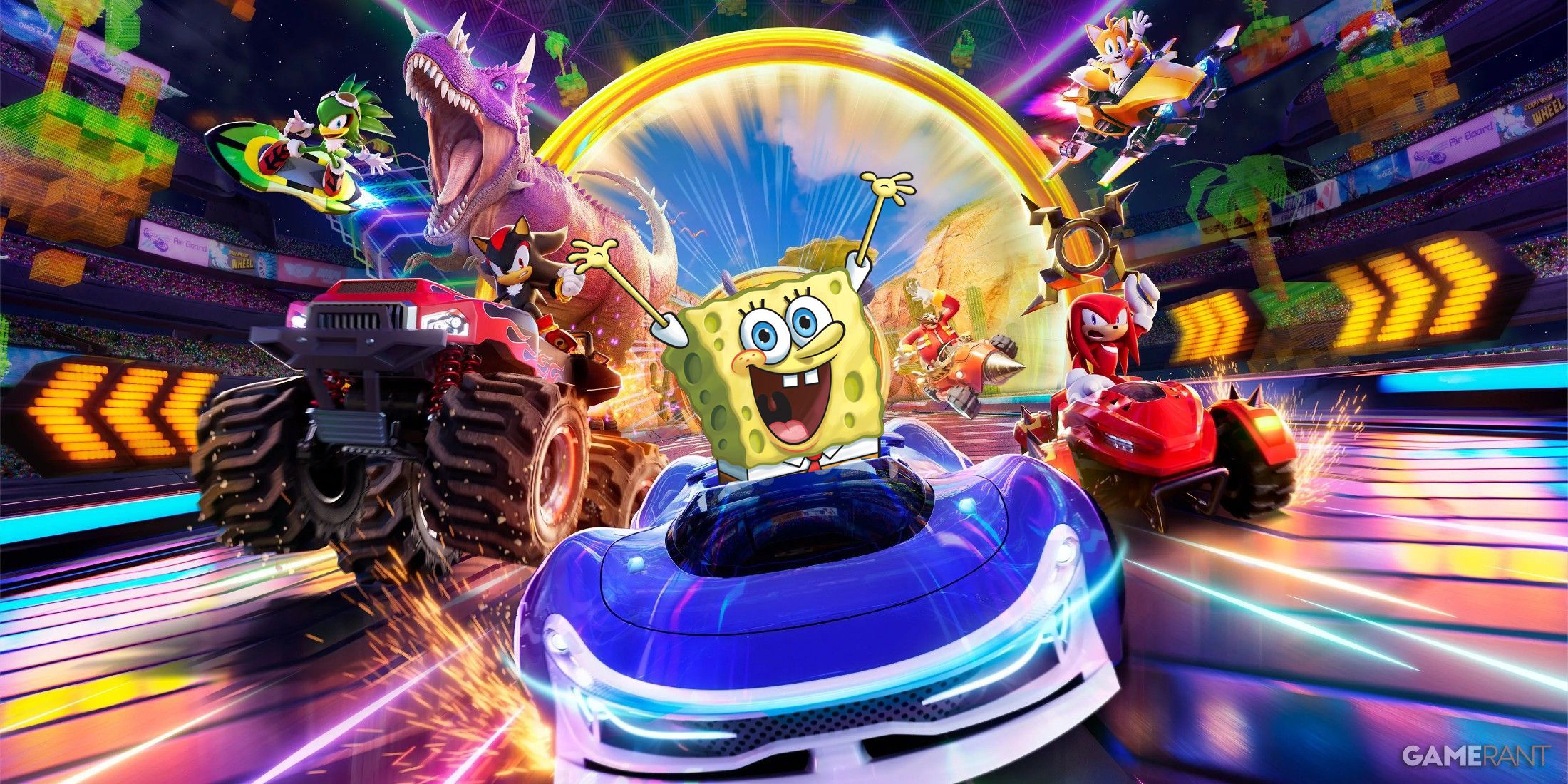 Sonic Racing: CrossWorlds Leak Reveals SpongeBob Characters and More
