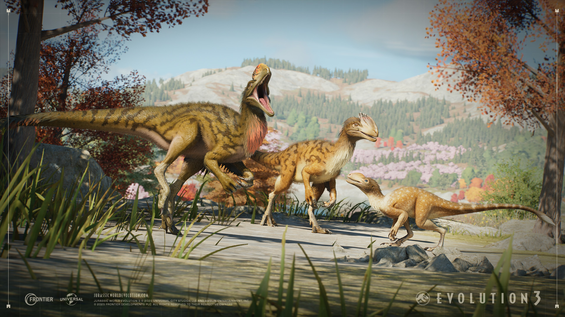 Jurassic World Evolution 3 Guanlong Family Unit Is Exclusive To The Jurassic World Evolution 3 Deluxe Edition! Pre Order Now