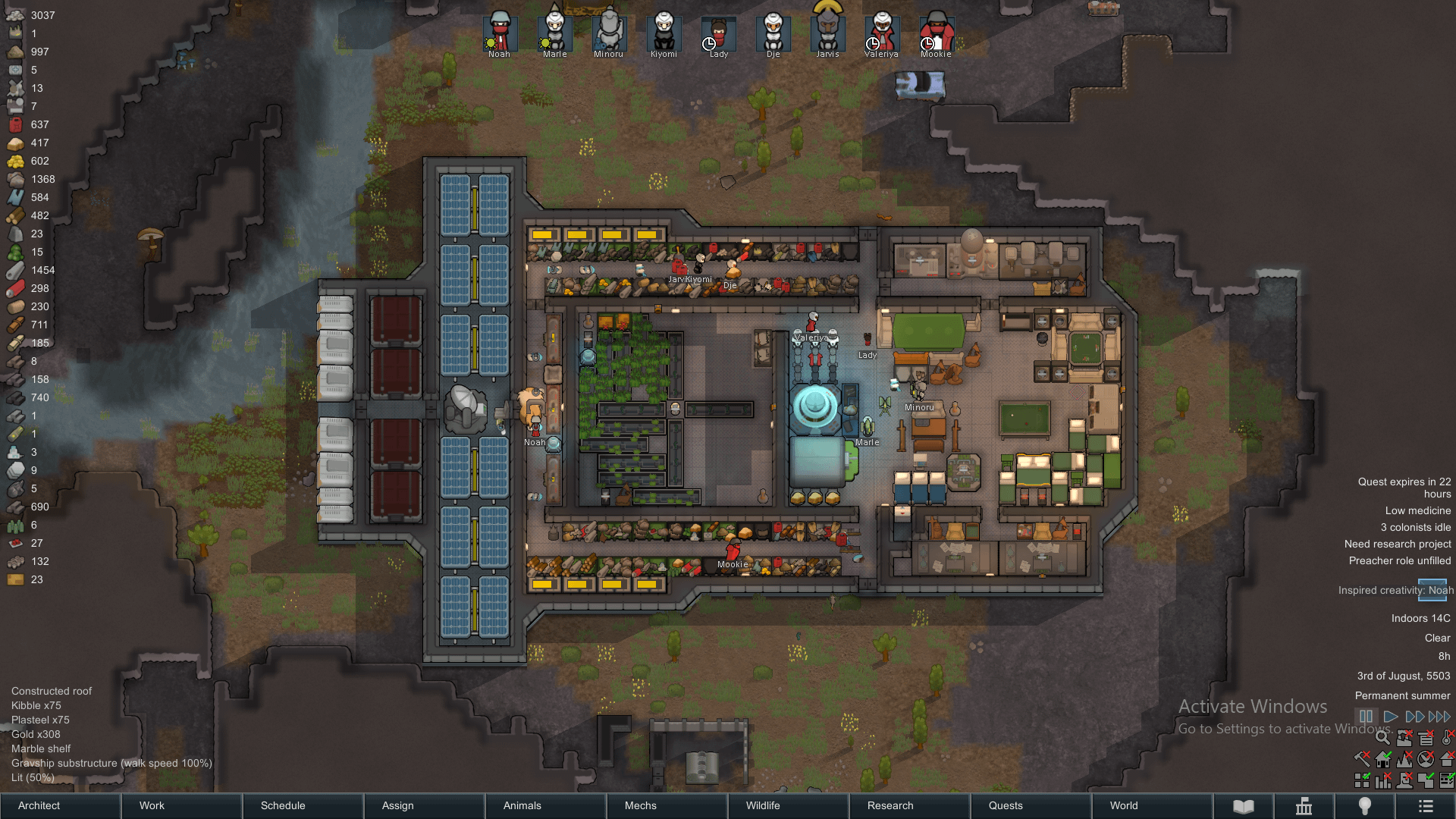 I love the Odyssey dlc, its like Rimworld 2.0