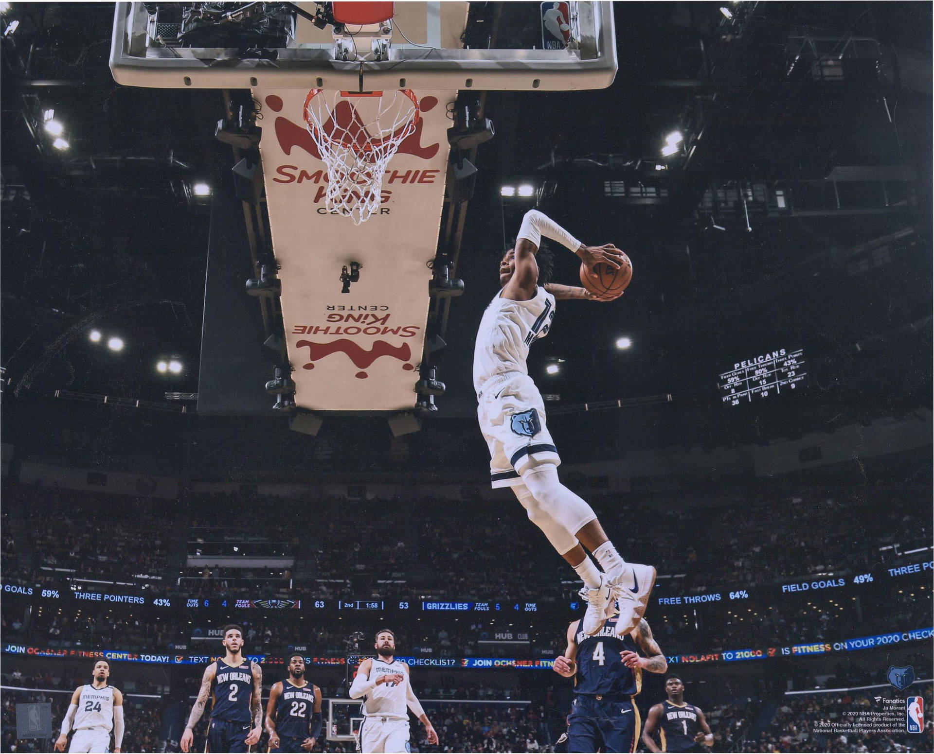 Ja Morant Dunk Wallpaper