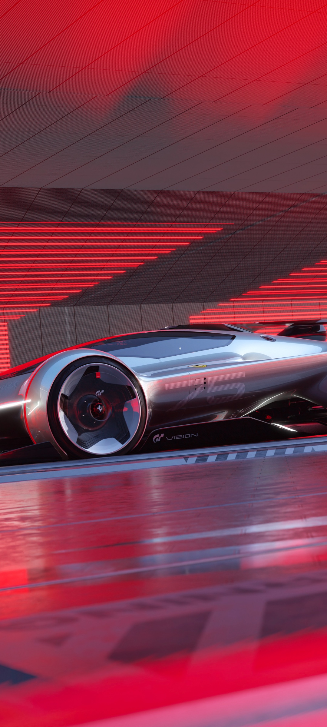 Ferrari Vision Gran Turismo Wallpaper 4K, Hybrid race cars
