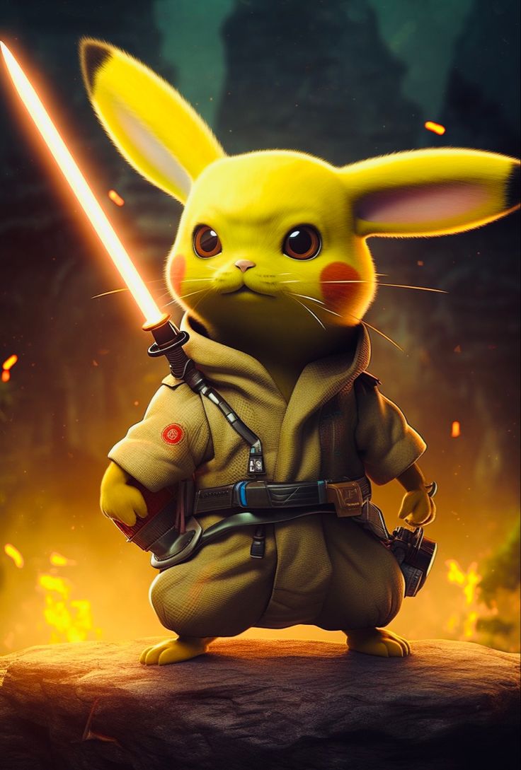 Pikachu in Star Wars, Samurai