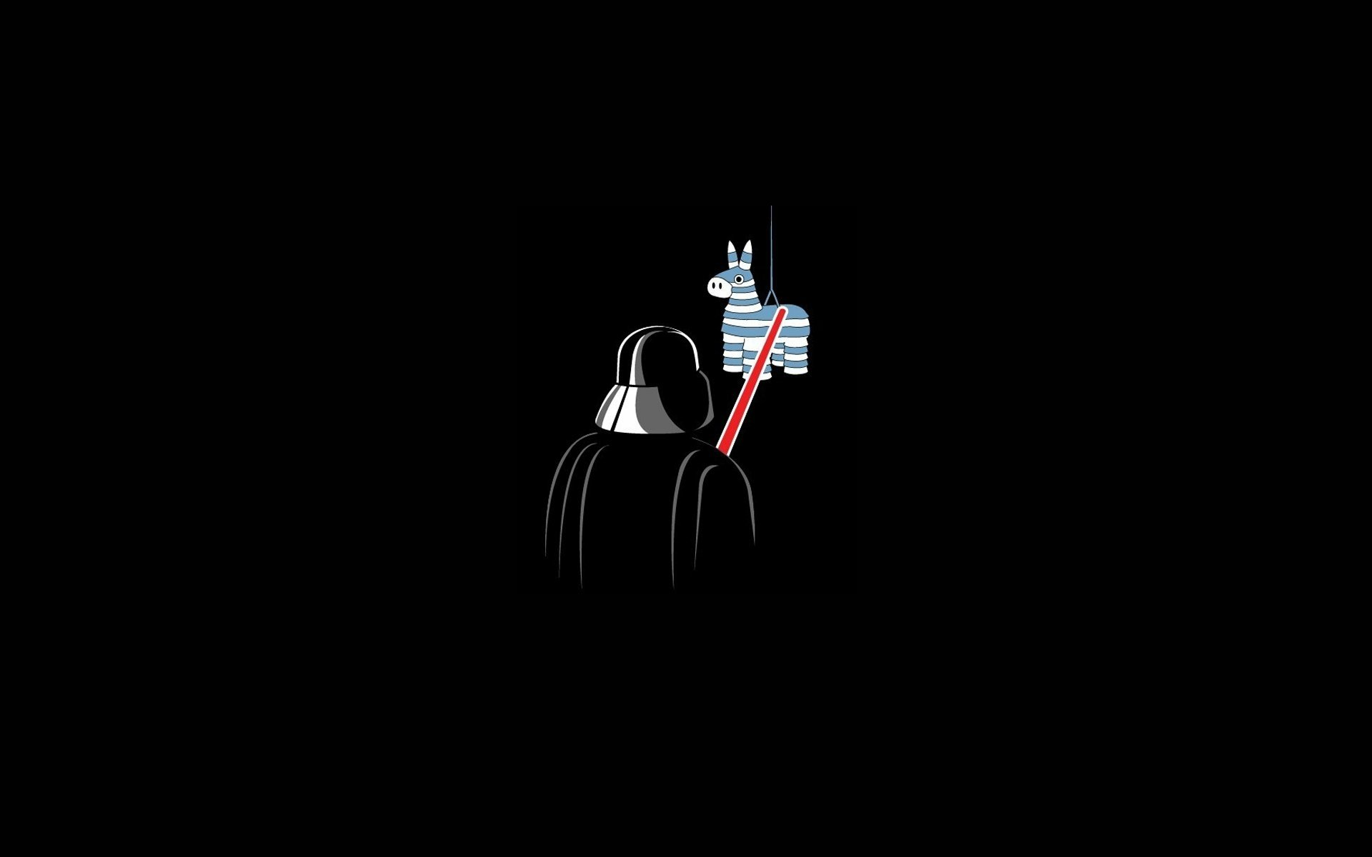 Download Minimalist Darth Vader Funny Star Wars HD Wallpaper
