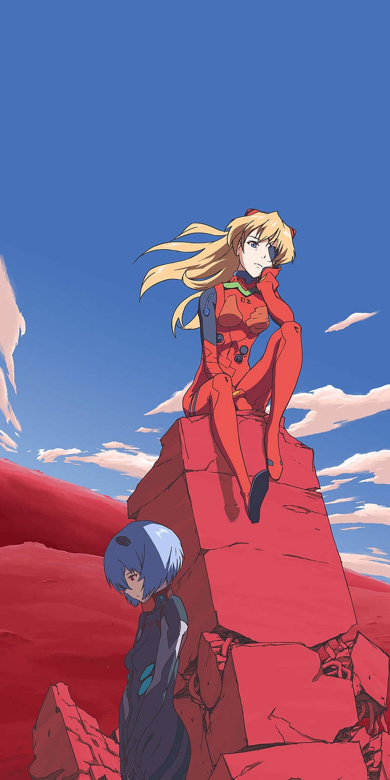 Download Evangelion Phone: Bringing futuristic anime technology to the modern day Wallpaper