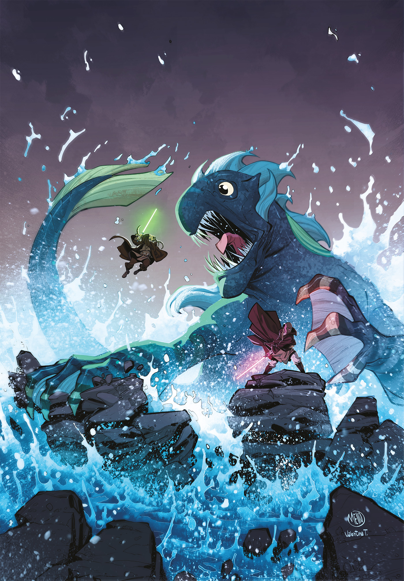 JEDI MASTER KIT FISTO FACES HORRORS OF THE DEEP IN “STAR WARS: HYPERSPACE STORIES—TIDES OF TERROR - Blog - Dark Horse Comics