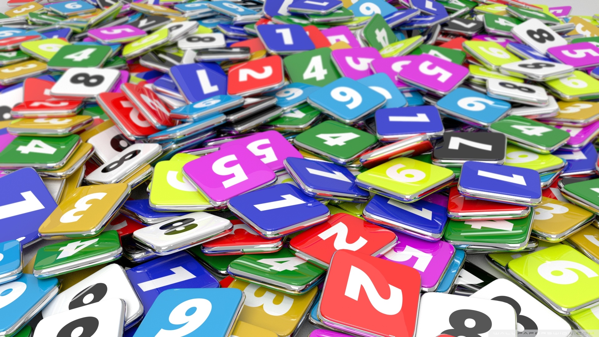 Numbers 4K UHD Wallpaper for UltraHD Desktop and TV, Widescreen and UltraWide Display, Smartphone and Tablet Devices