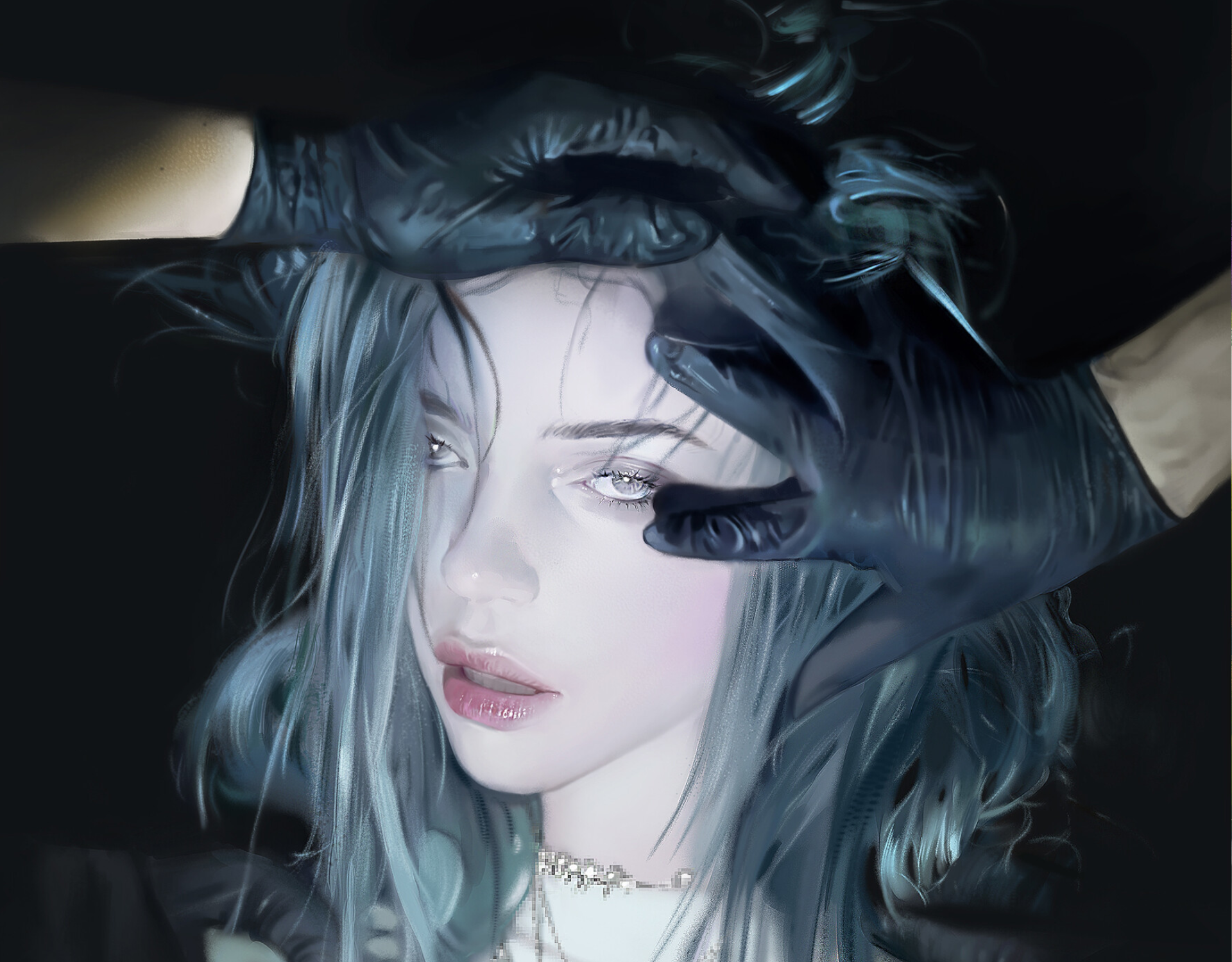 Download Music Billie Eilish HD Wallpaper by J.Won Han