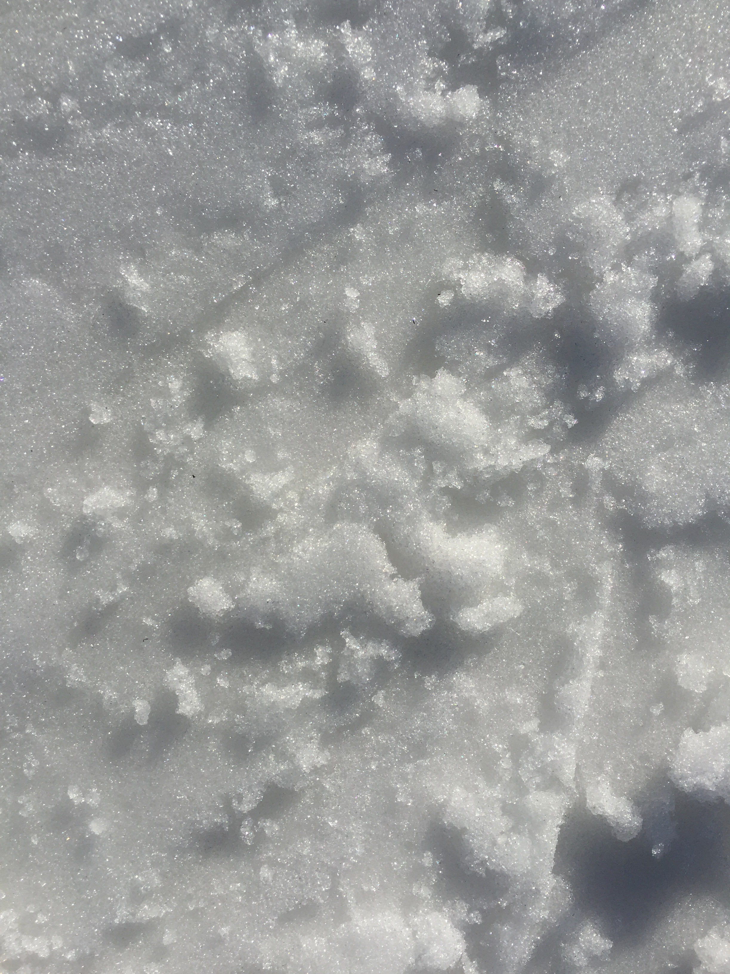 Sparkling white snow layers of texture