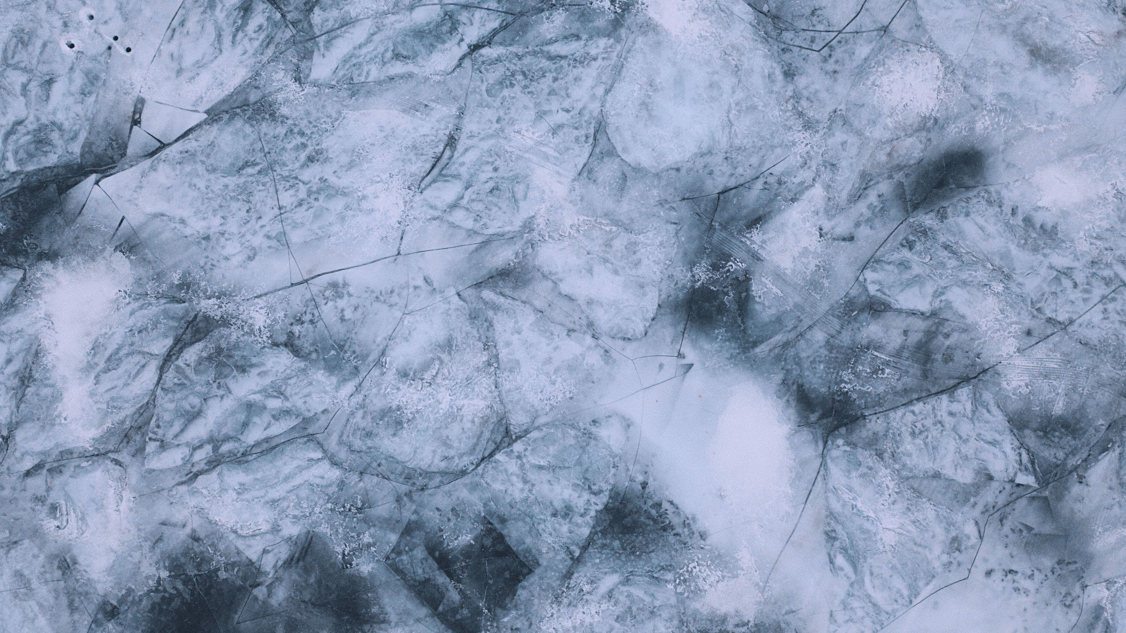 Download wallpaper 3840x2160 ice, frozen, snow, texture 4k uhd 16:9 HD background
