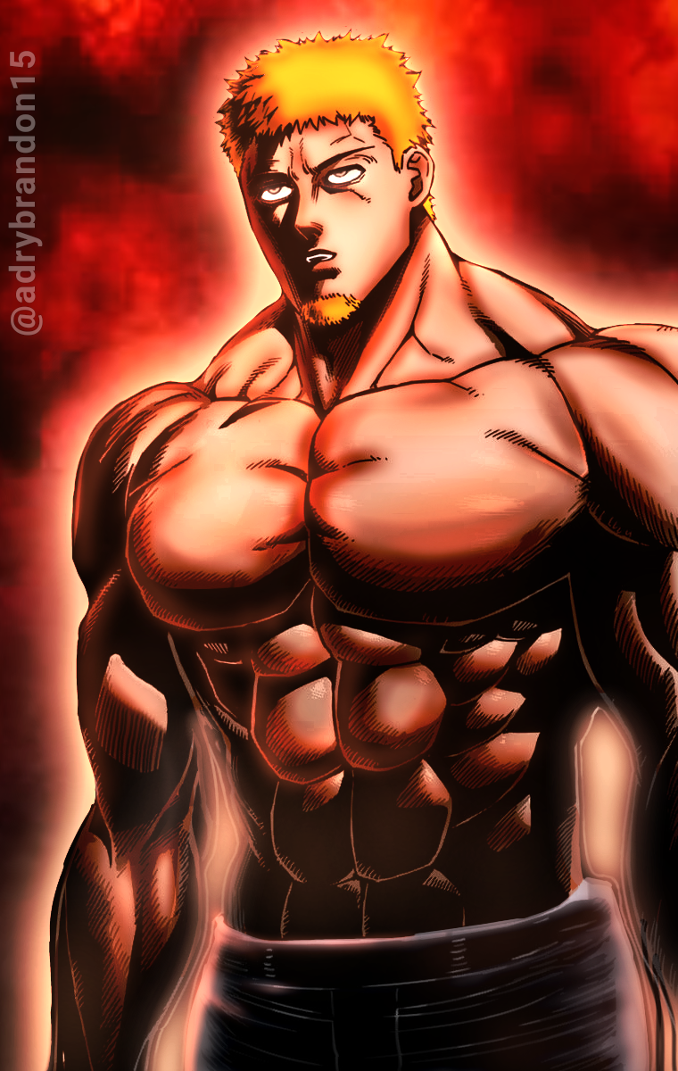 I Colored This Panel Of Wakatsuki Takeshi From The Good Ol' Times Of Ashura., R Kengan_Ashura