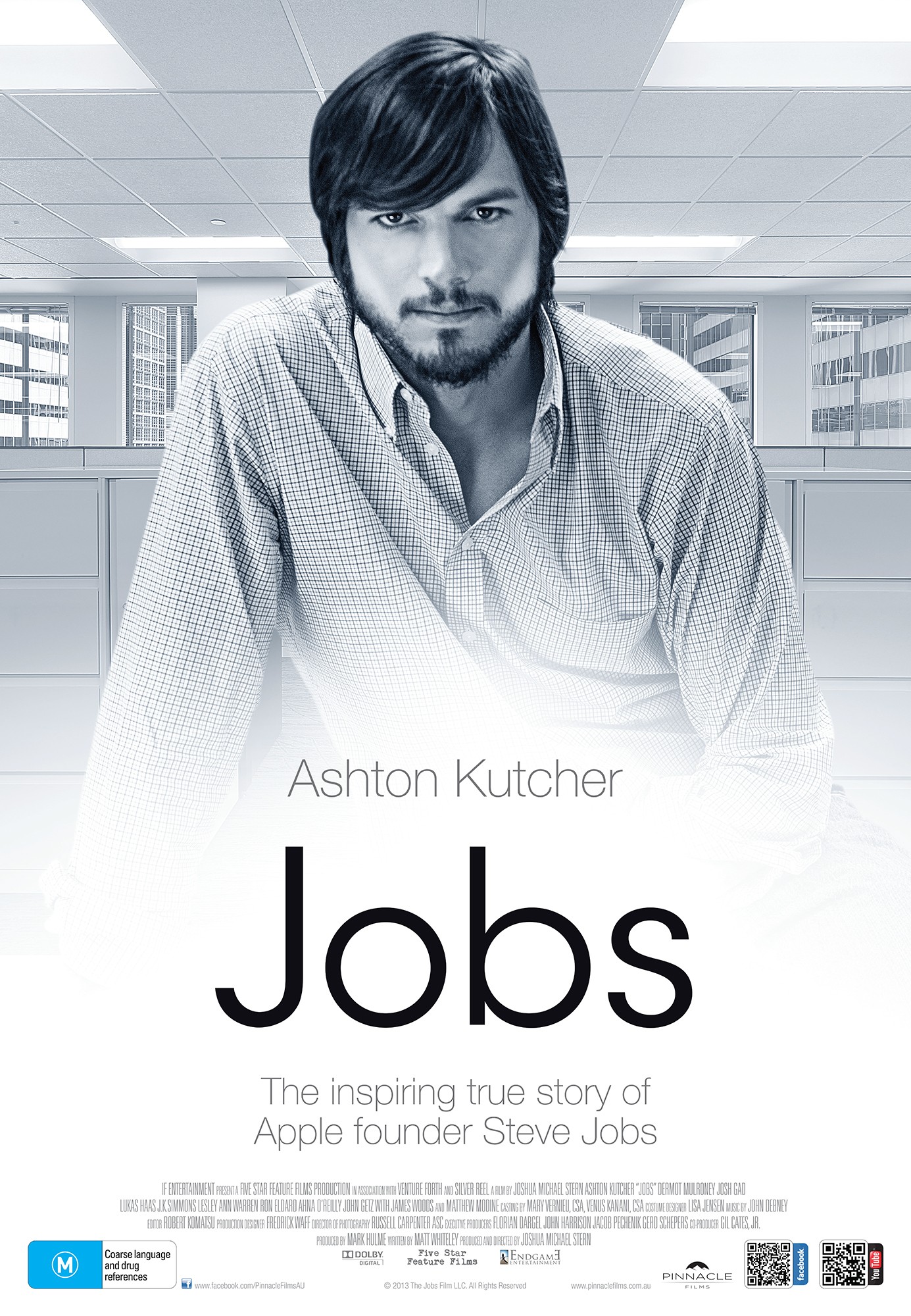Two international posters for Joshua Michael Stern's Jobs