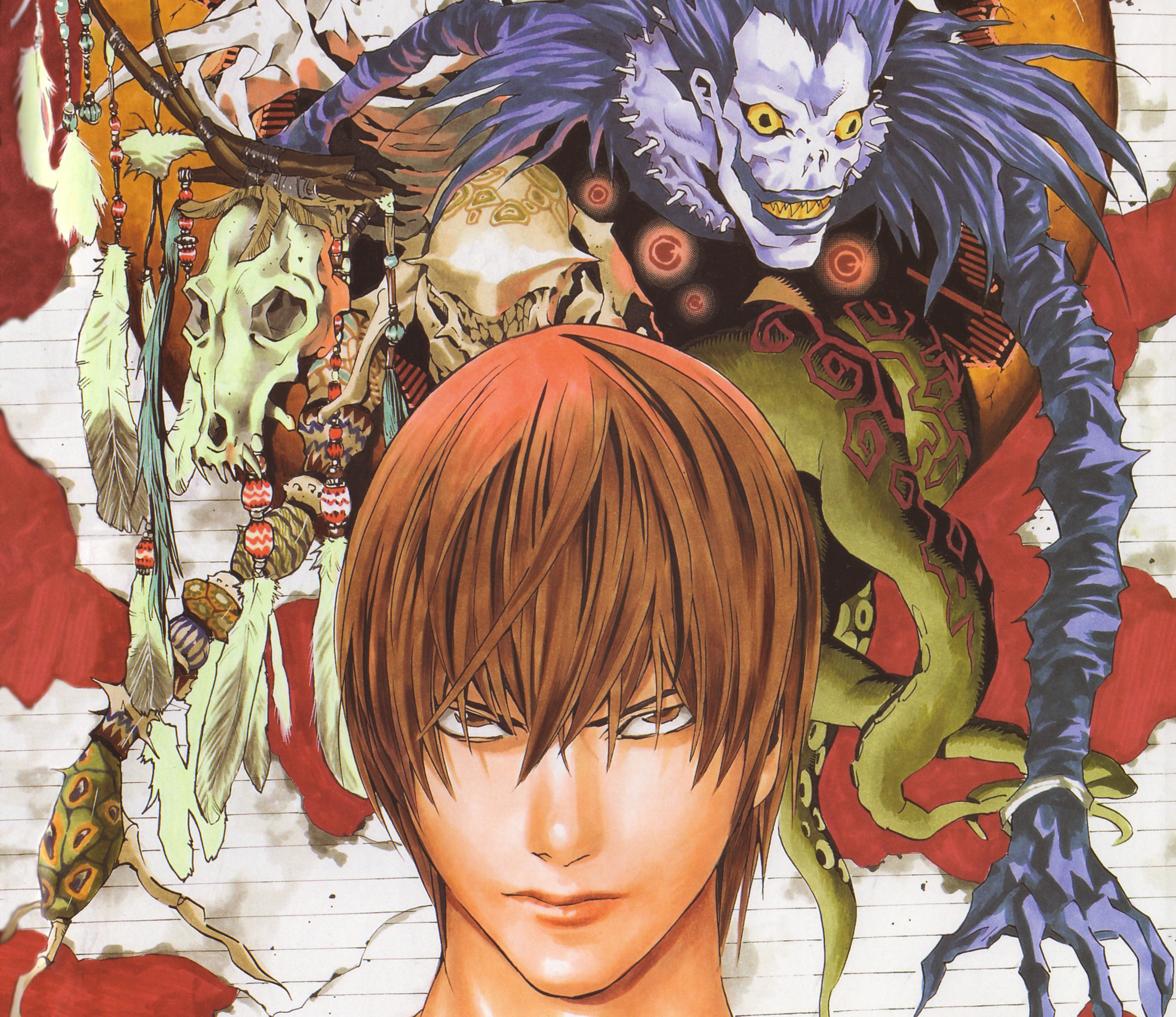 Download Ryuk (Death Note) Light Yagami Anime Death Note HD Wallpaper