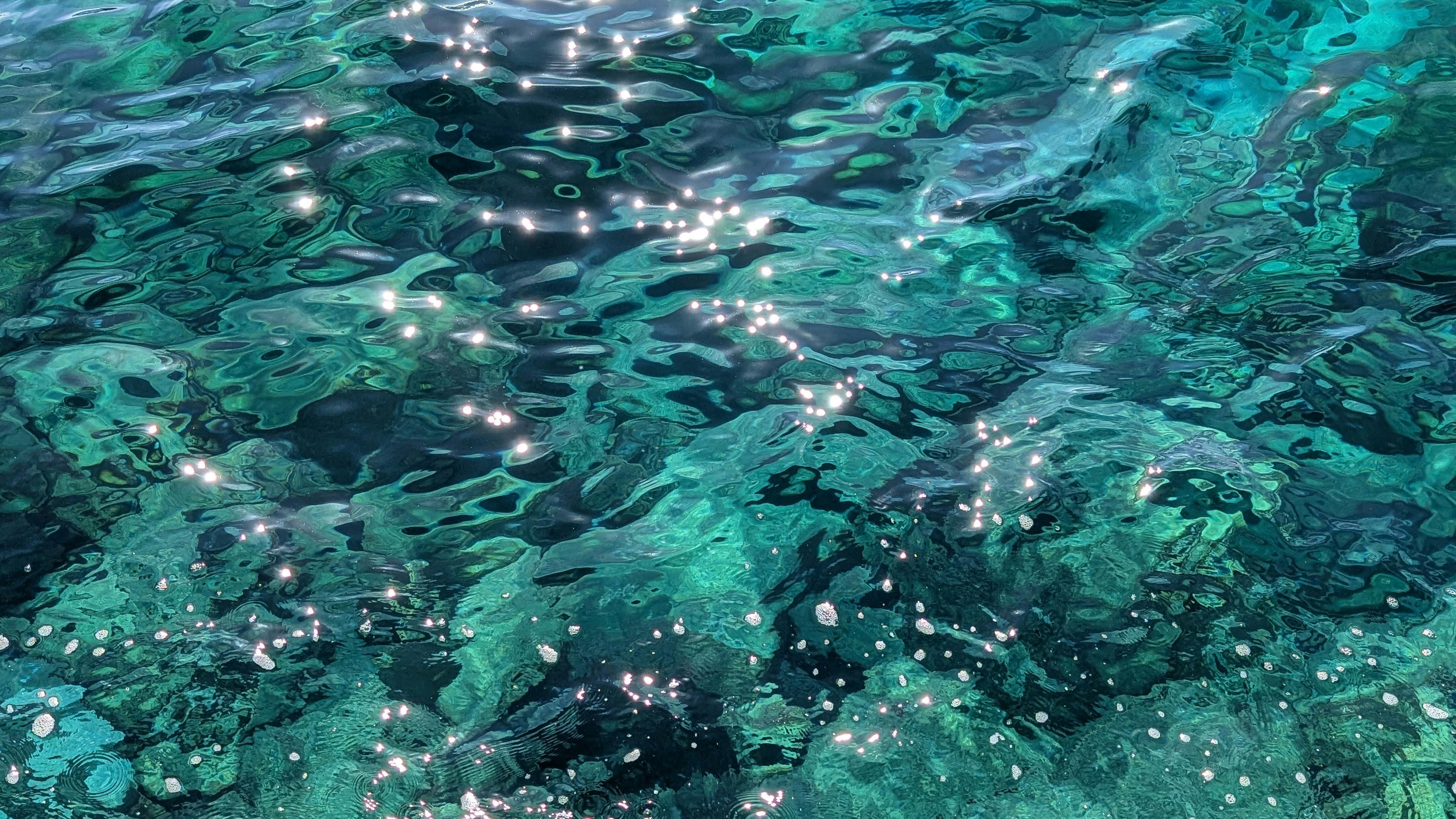 Teal Water Surface · Free