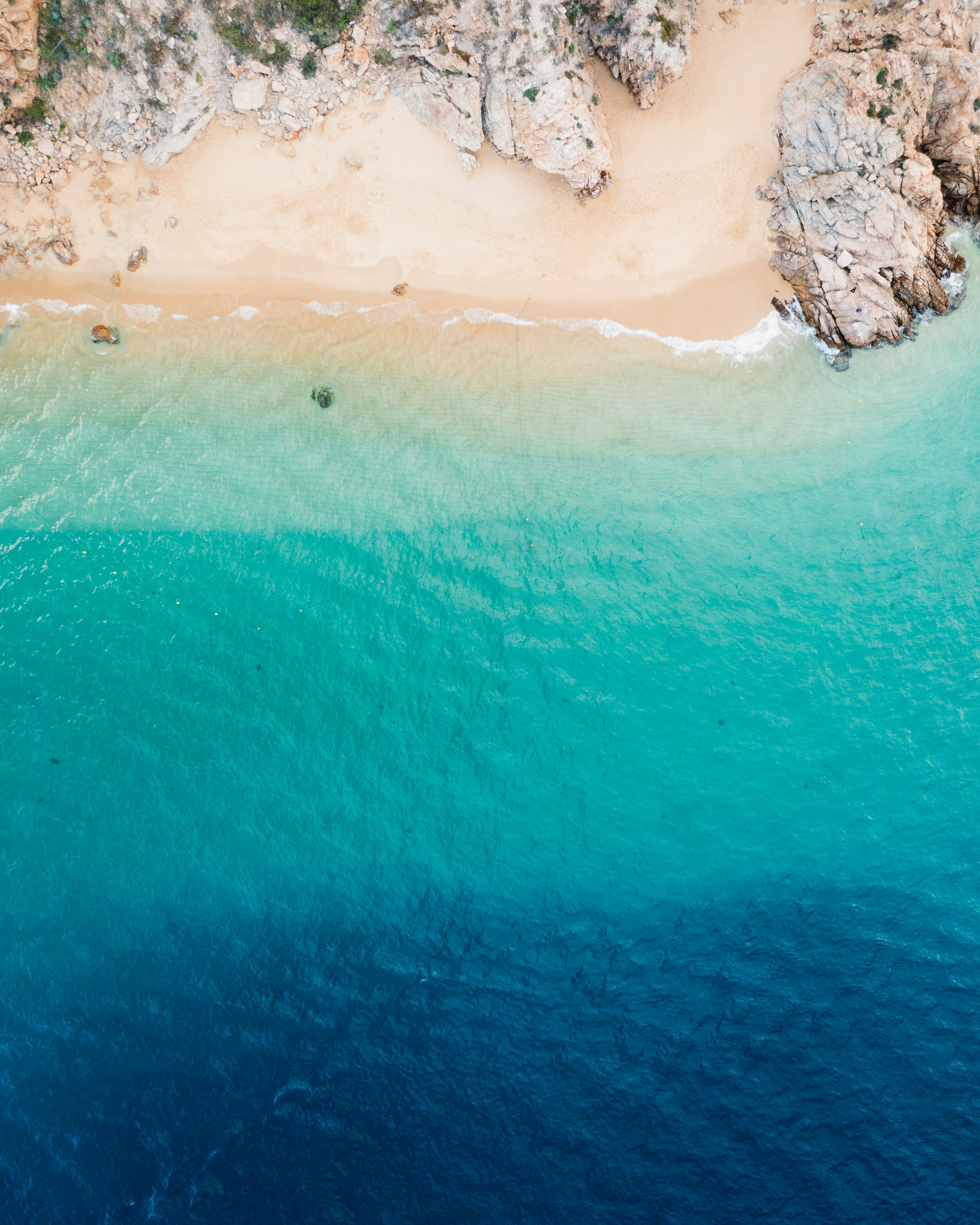 Beautiful beach with crystal clear turquoise water. photo