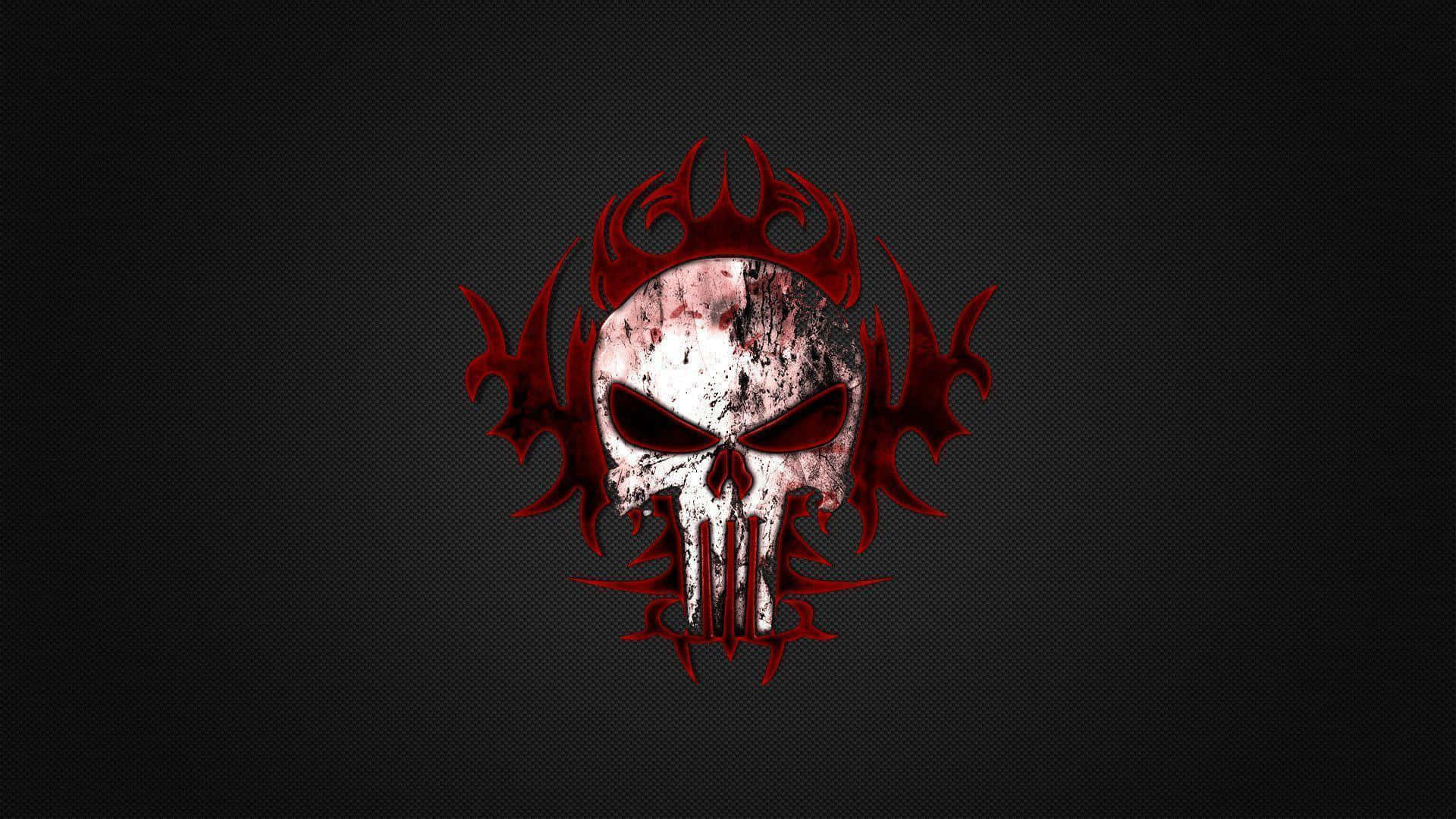 Download Punisher Logo Bloody Design Desktop Wallpaper