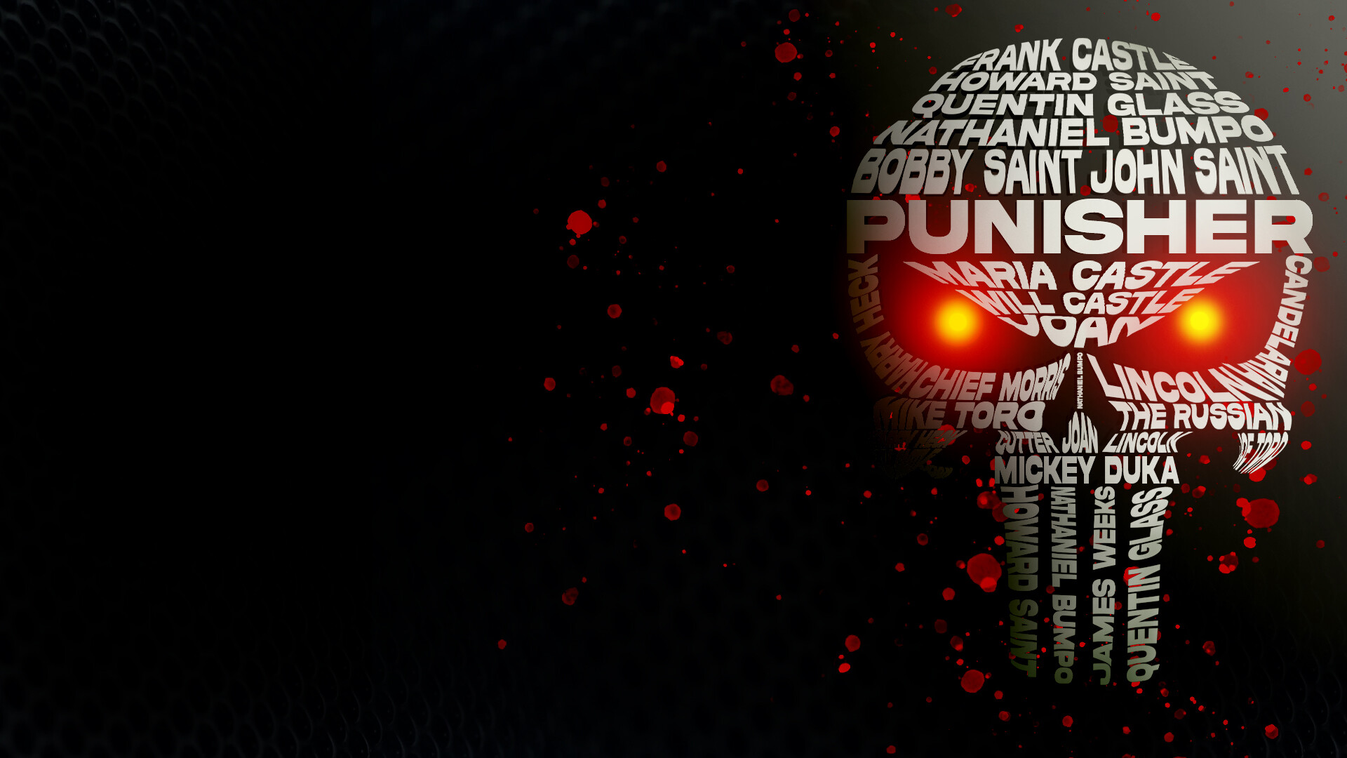 Punisher Typography Wallpaper