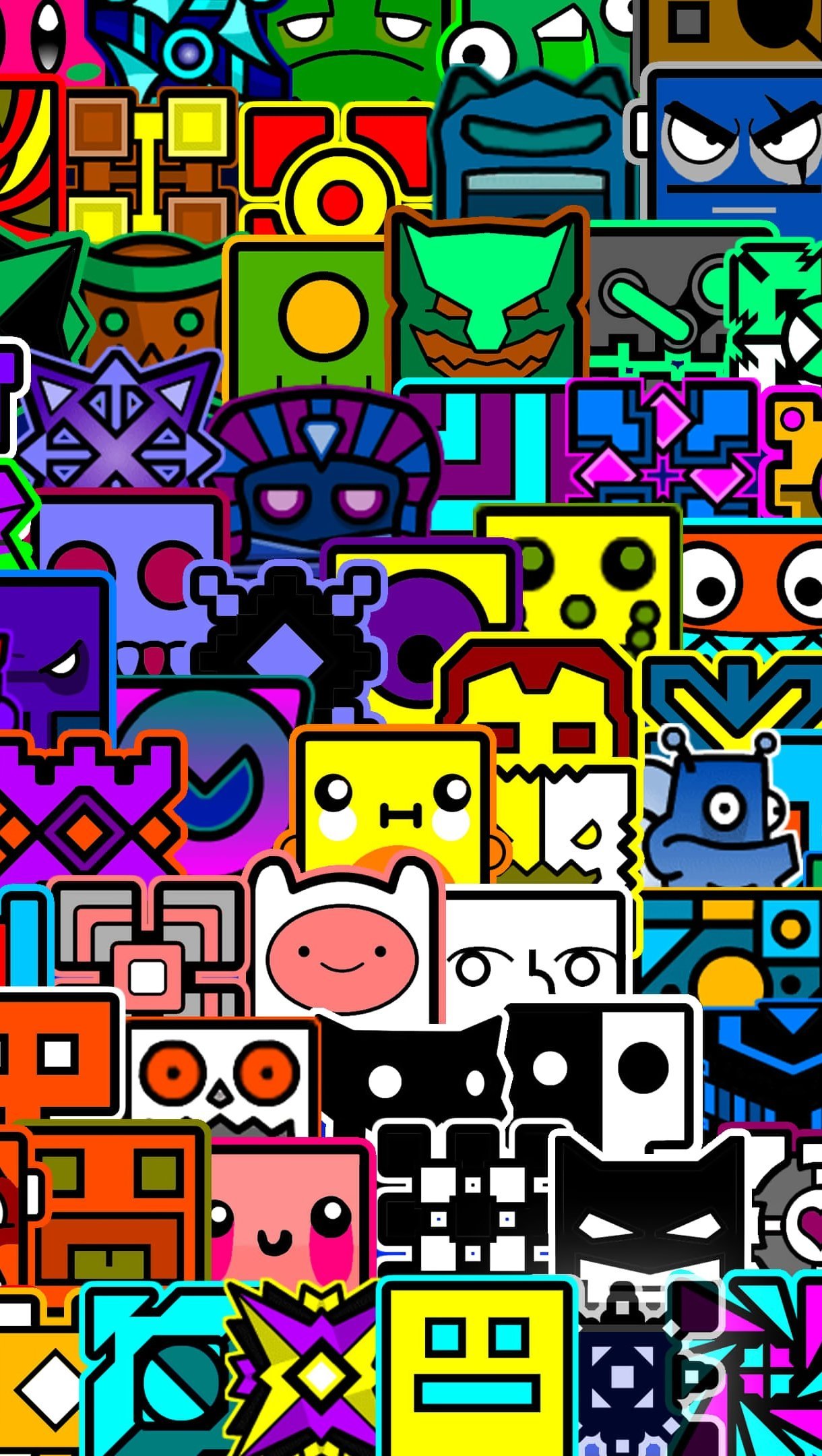 Geometry Dash Wallpaper 4k for iPhone and Mobile Phone