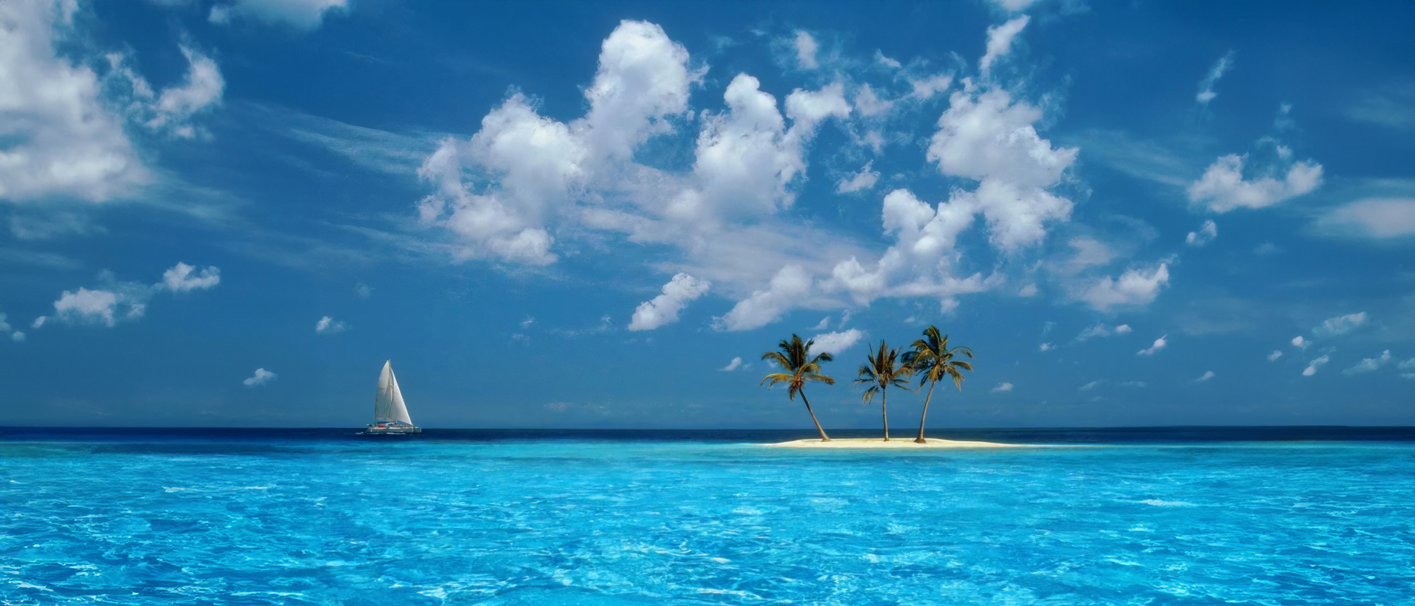 4K Ultra HD Windows XP Blue Island Wallpaper Bliss