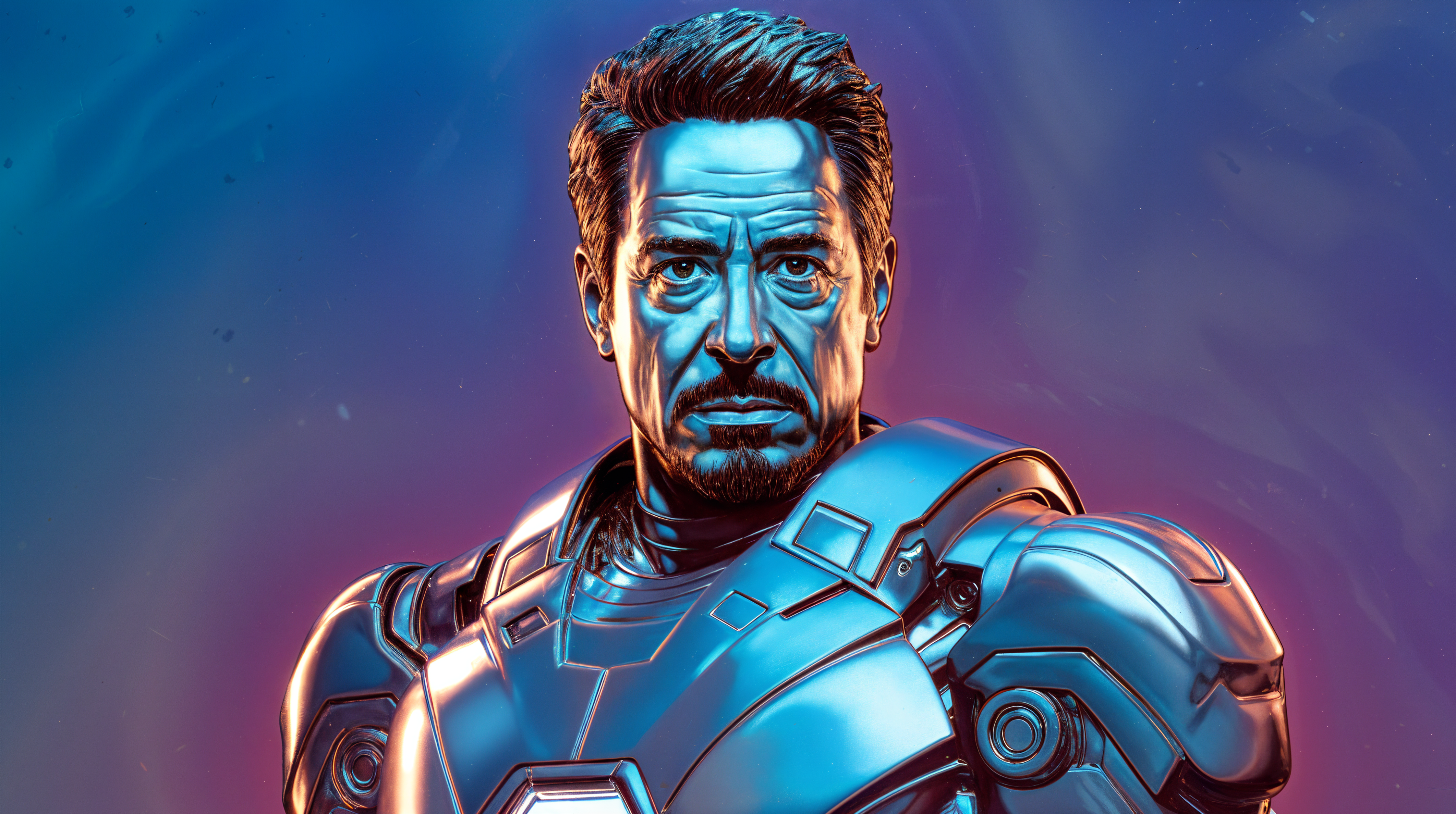 Tony Stark in Stunning 4K Ultra HD Wallpaper