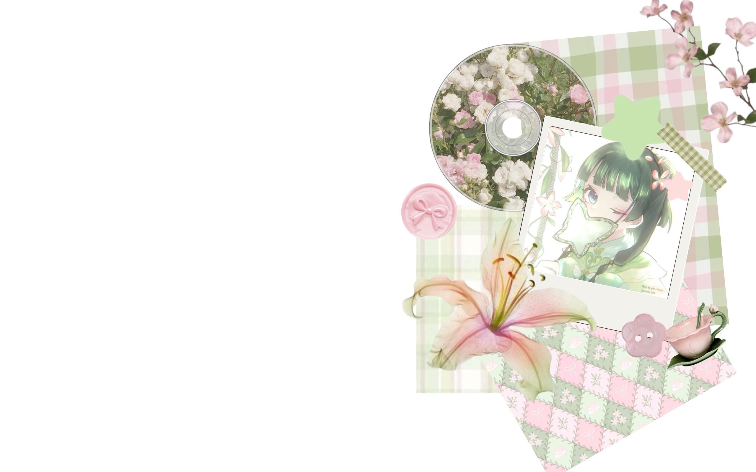 Aesthetic Maomao desktop wallpaper