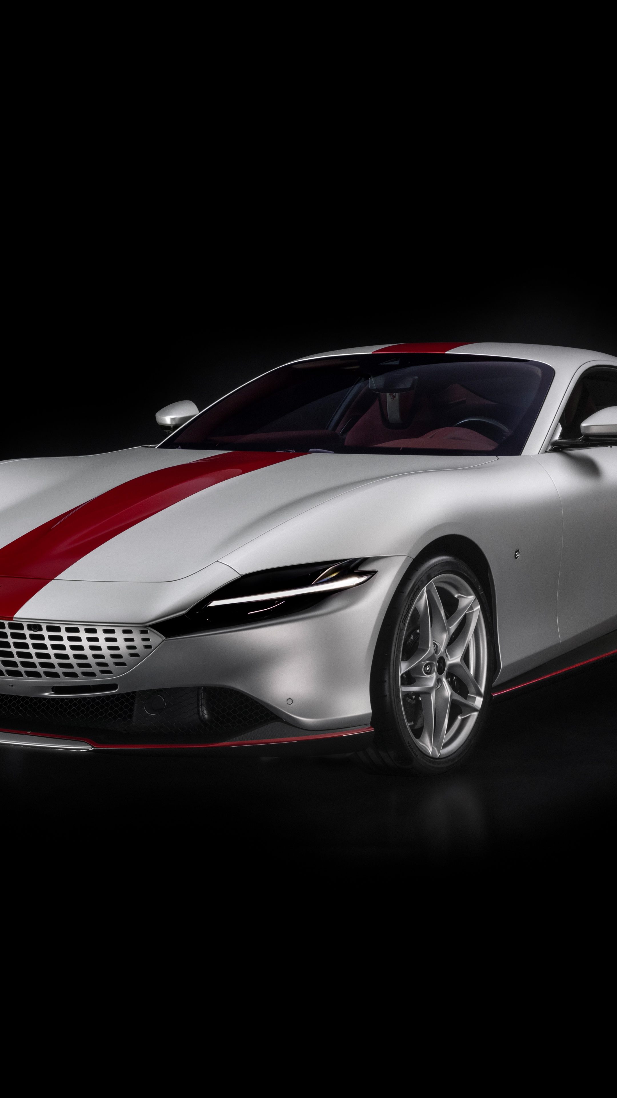 Ferrari Roma Wallpaper 4K, AMOLED, Sports cars