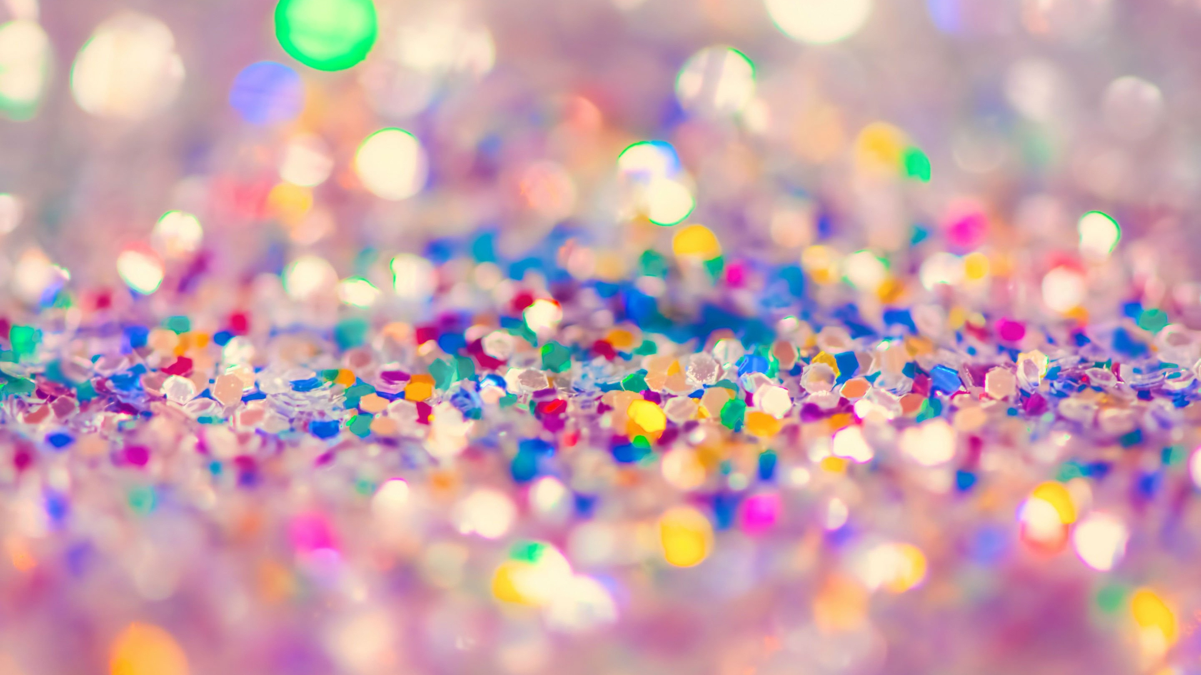 4K Glitter Bokeh Background Widescreen Wallpaper 40790