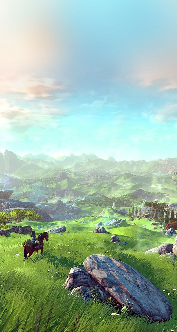 Legend Of Zelda Field Green iPhone 5s Wallpaper Download iPhone