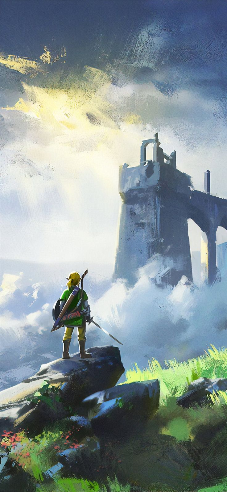 the legend of zelda breath of wild game 4k iPhone X Wallpaper
