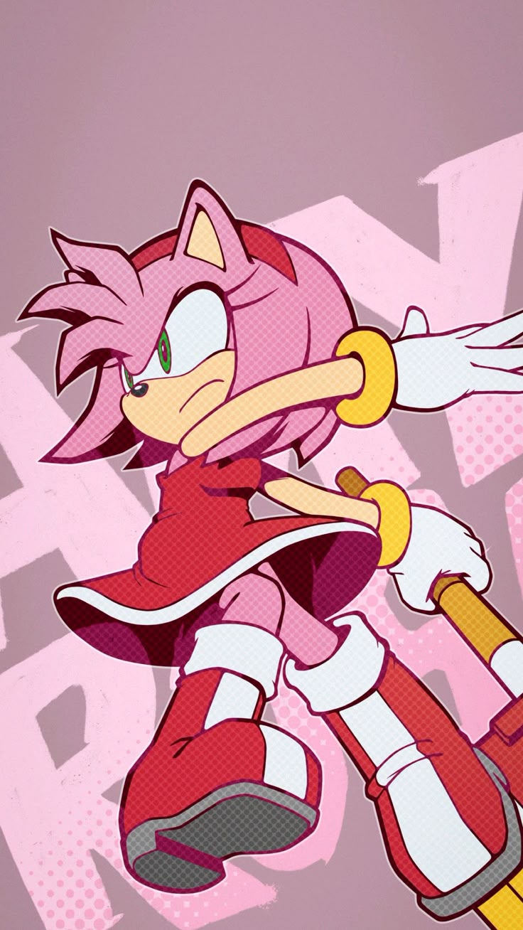 Amy de Wallpaper Sonic Channels