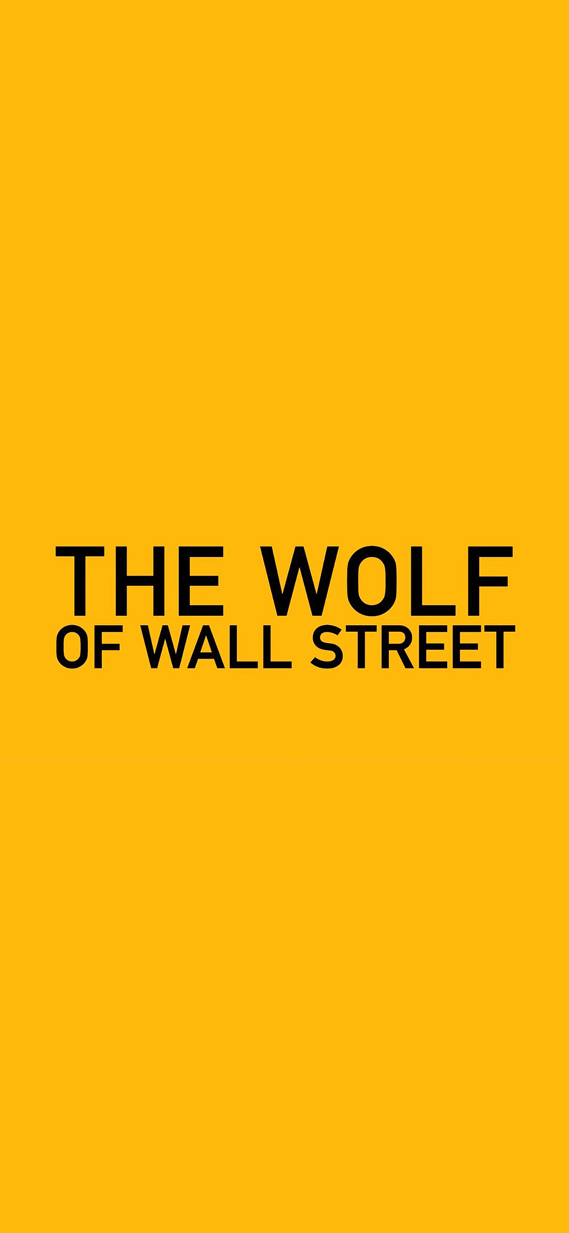 wallpaper the wolf of wallstreet yellow film logo