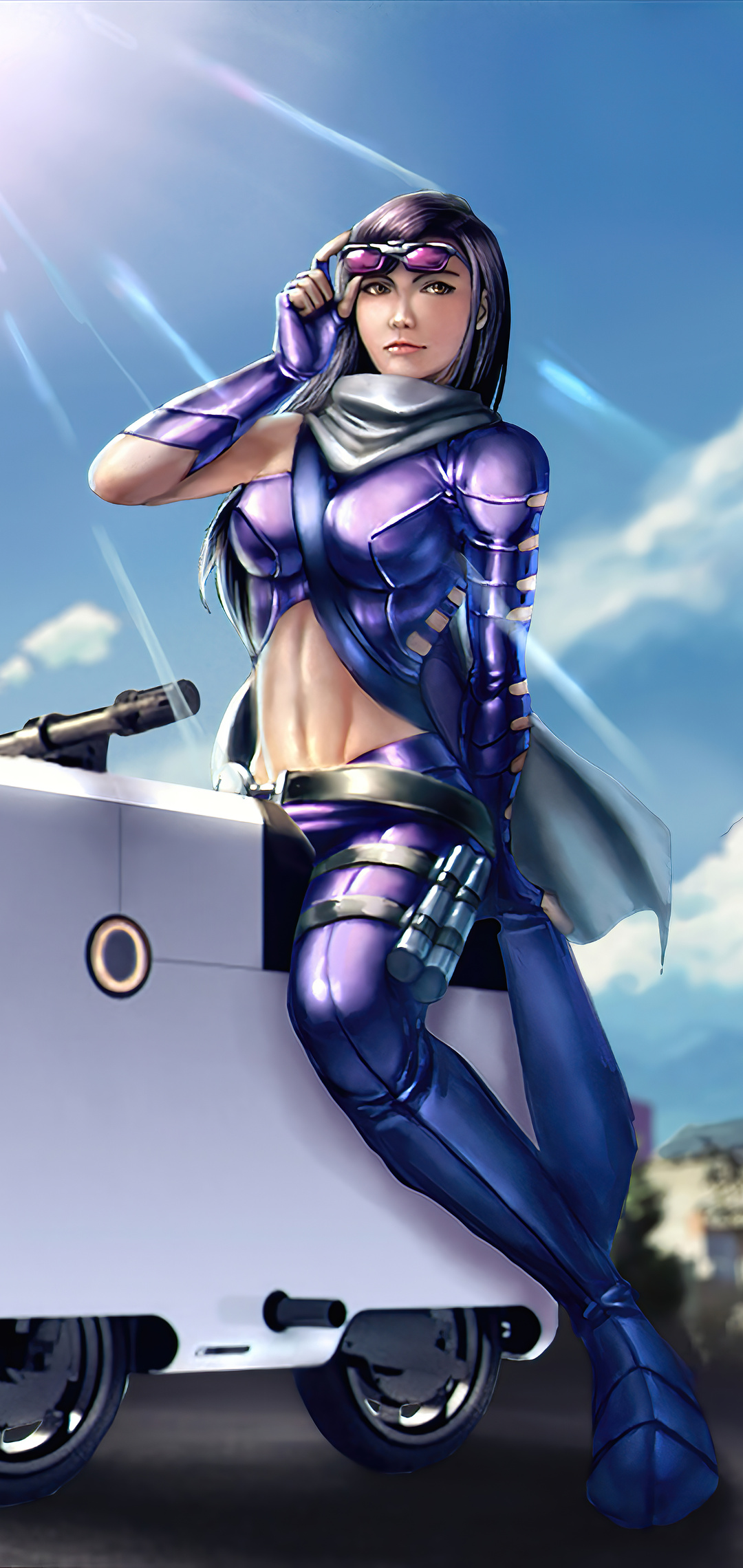 Kate Bishop On Scooter 4k One Plus 6, Huawei p20, Honor view 10, Vivo y85, Oppo f7, Xiaomi Mi A2 , HD 4k Wallpaper, Image, Background, Photos and Picture