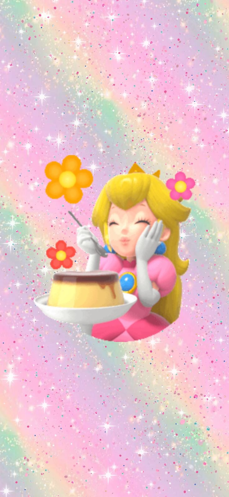 Nintendo Princess Peach aesthetic phone background wallpaper